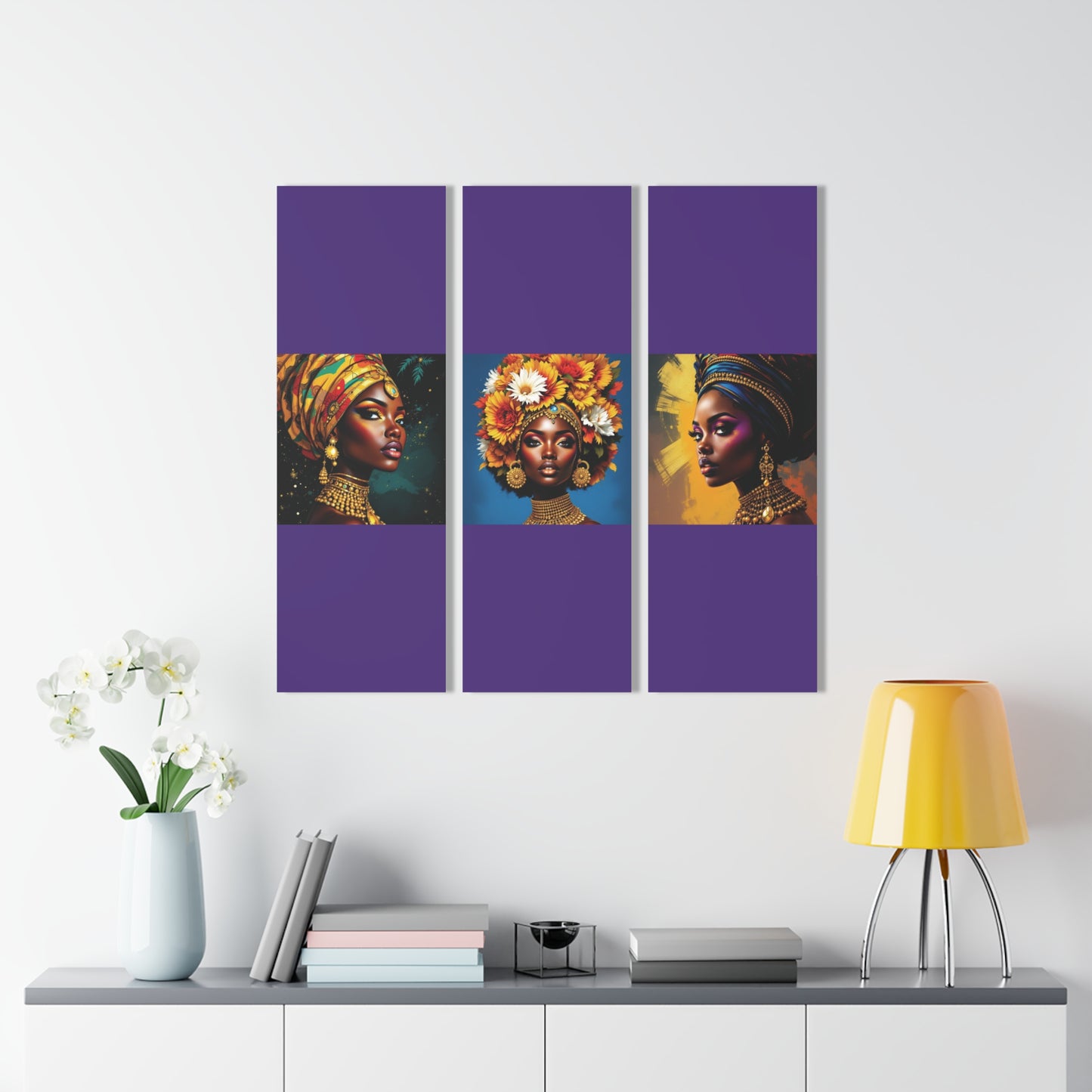 Christmas Acrylic Triptych Prints, Holiday Wall Art, Winter Decor, Festive Home Decoration, Seasonal Gift Ideas