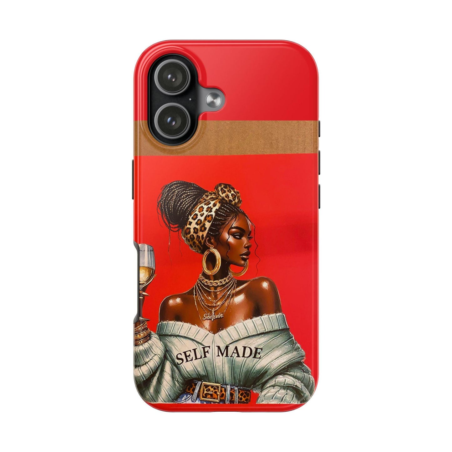 Self Made Woman Tough Phone Case: Stylish Lexan Plastic Protection