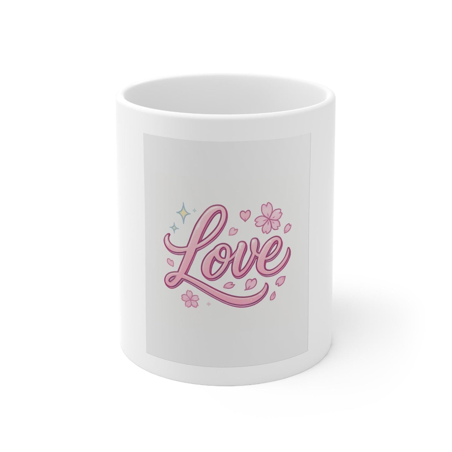 Love-Themed Ceramic Coffee Mug | Perfect Gift for Anniversaries, Valentine's Day, or Any Special Occasion