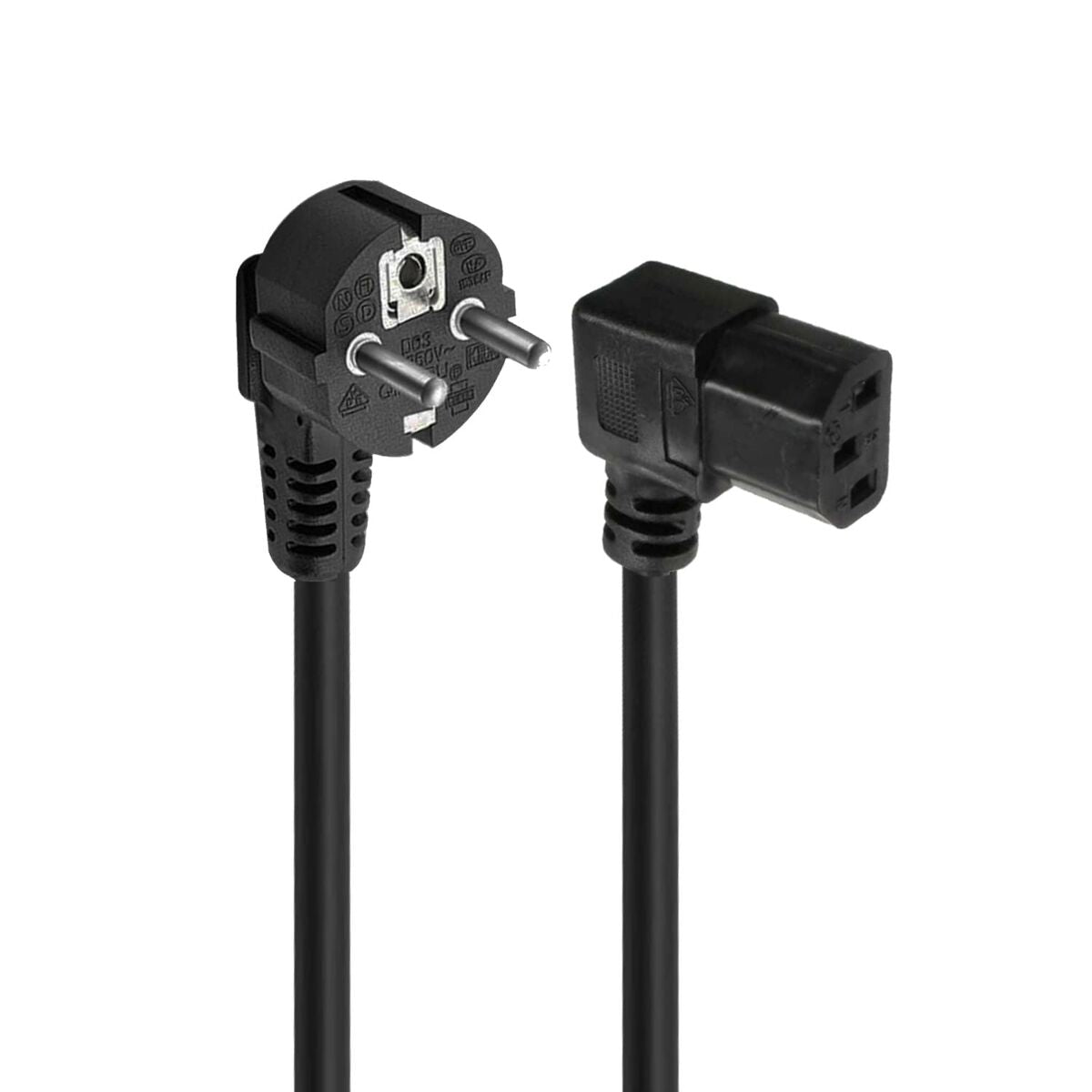 Power Cord Ewent EC1910 Black 1,8 m-1