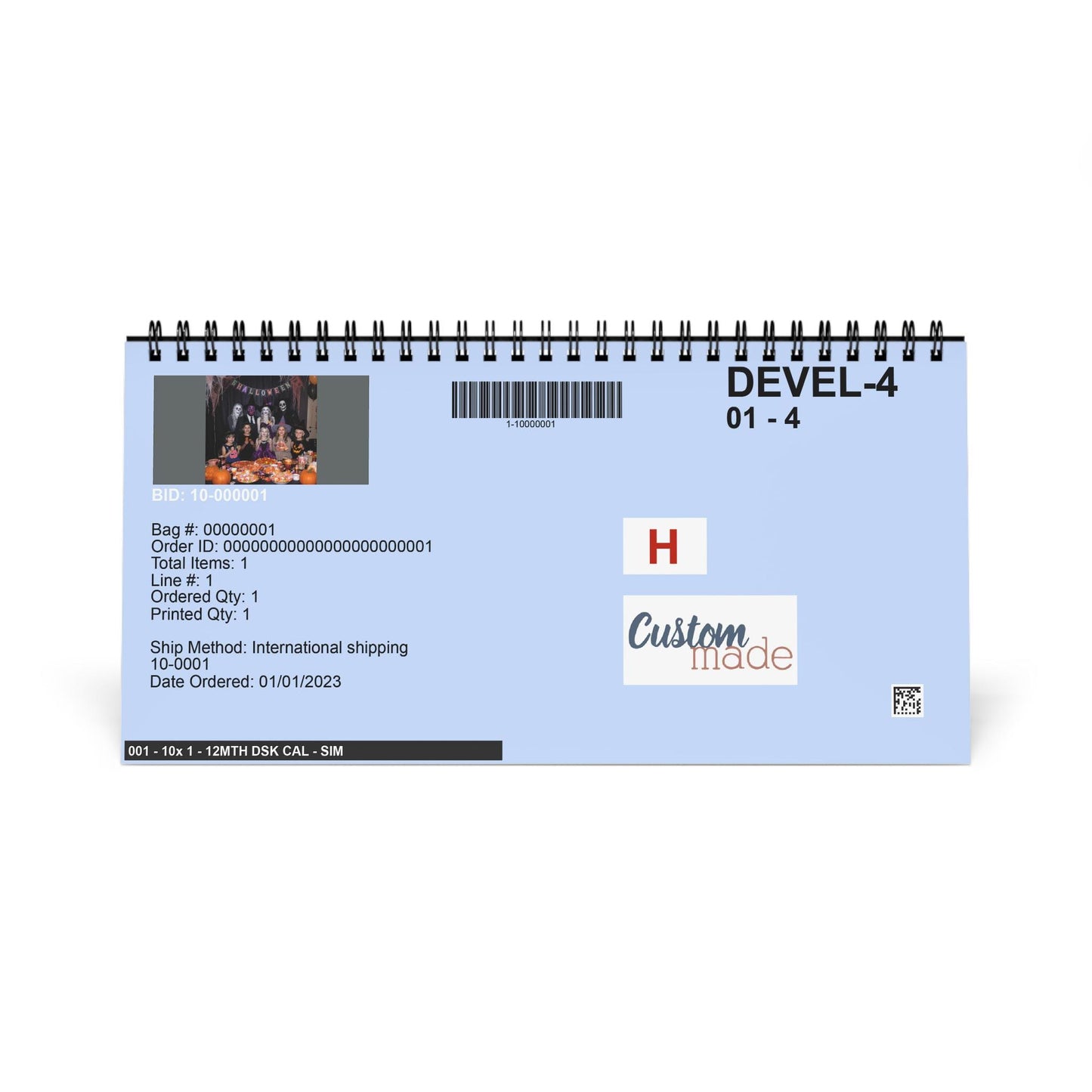 Halloween Themed Desktop Calendar: Seasonal Office Decor