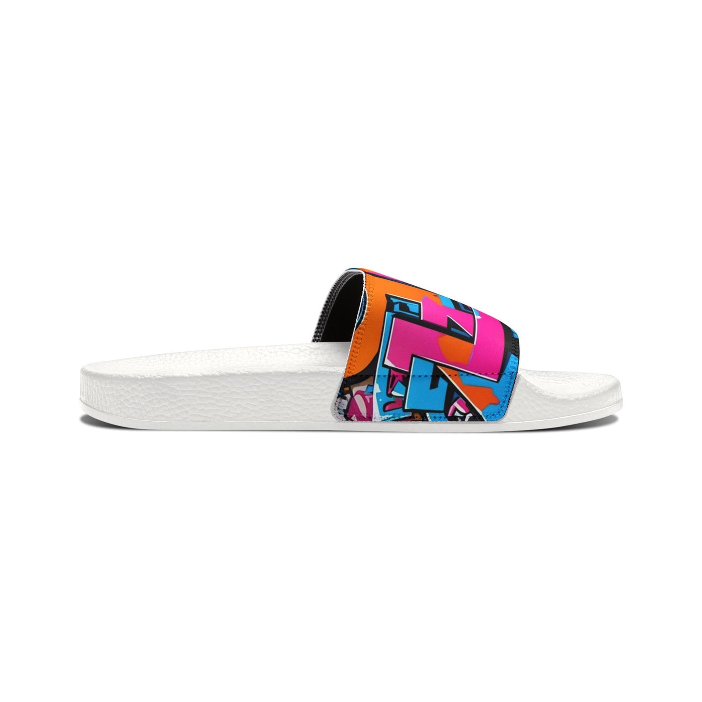 Men's Colorful Slip-On Sandals: Embossed Insole, Removable Straps