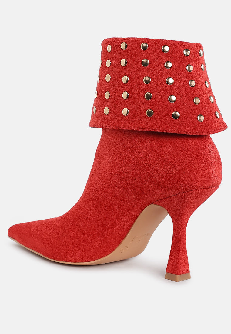 Kolara Studded Foldover Boots