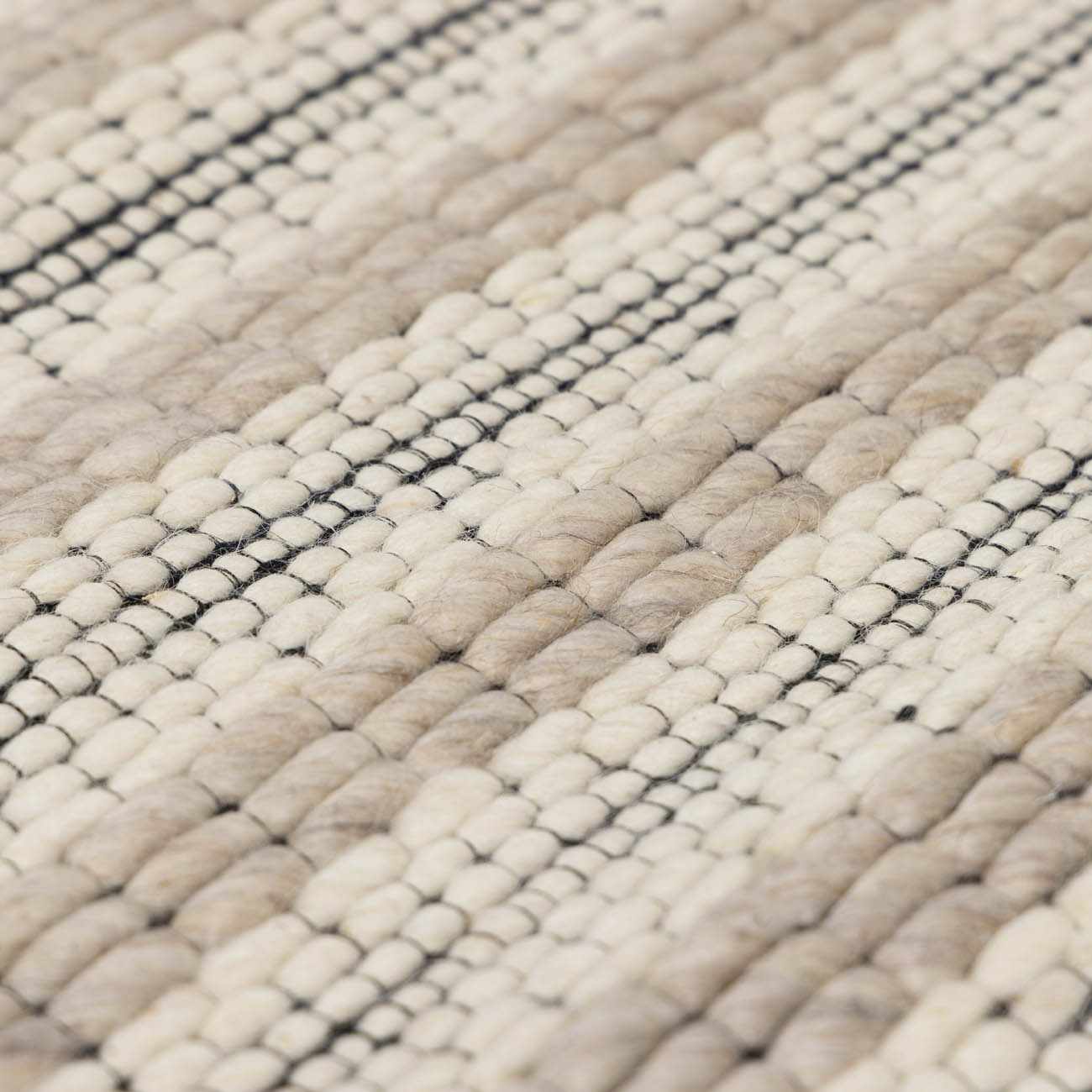 Laleh Cream & Black Area Rug - Clearance-5