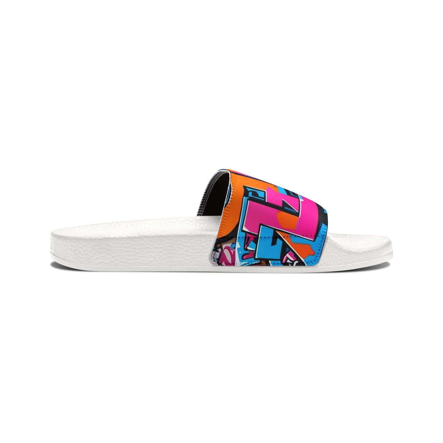 Men's Colorful Slip-On Sandals: Embossed Insole, Removable Straps