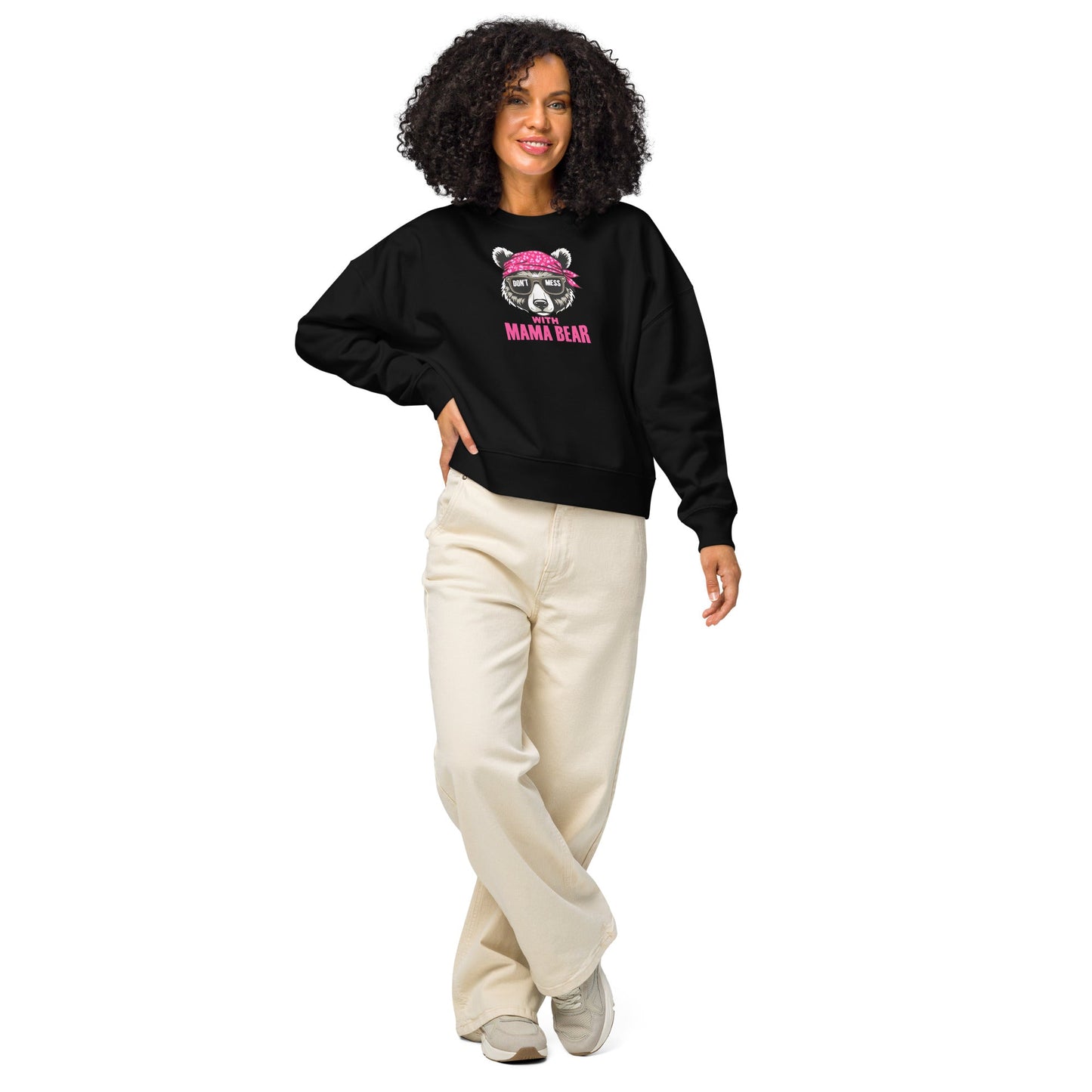 Mama Bear Women’s Organic Crewneck Sweatshirt