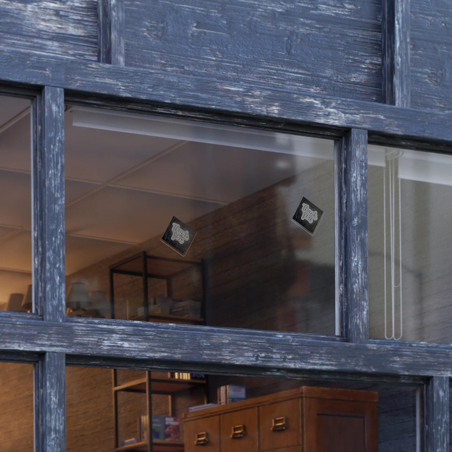 Sparkling Thank You Sticker Sheet Set: Holographic, White, Transparent