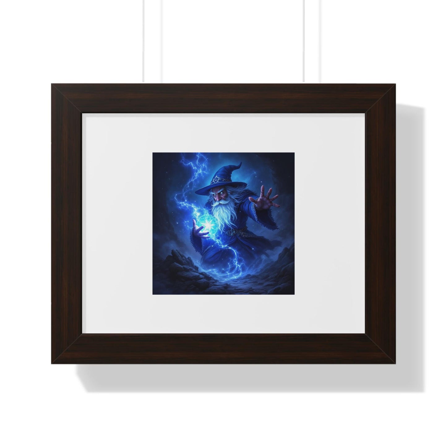 Wizard Fantasy Framed Poster: Mystical Magical Wall Art