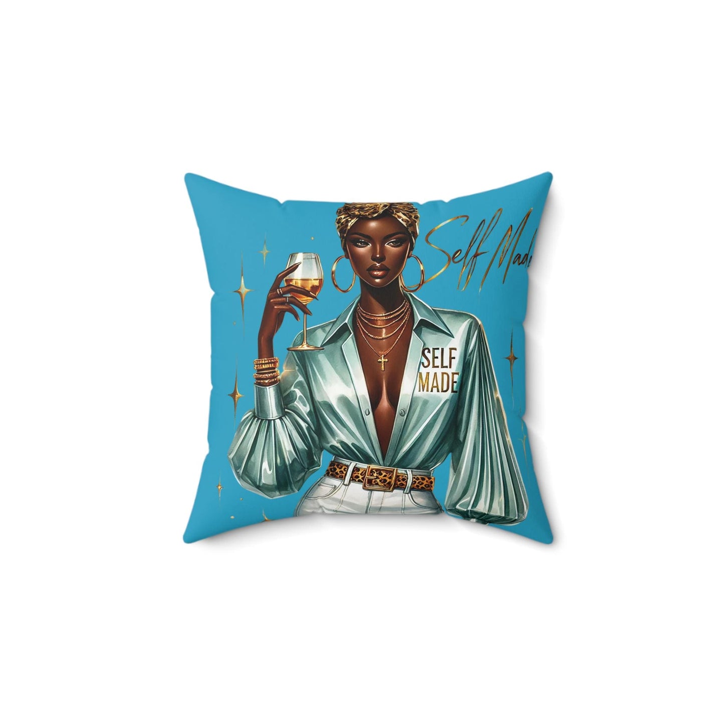 Chic Inspirational Throw Pillow, Self Made Decor, Home Accent Cushion, Gift for Entrepreneurs, Modern Living Room Decoration, Stylish [...]