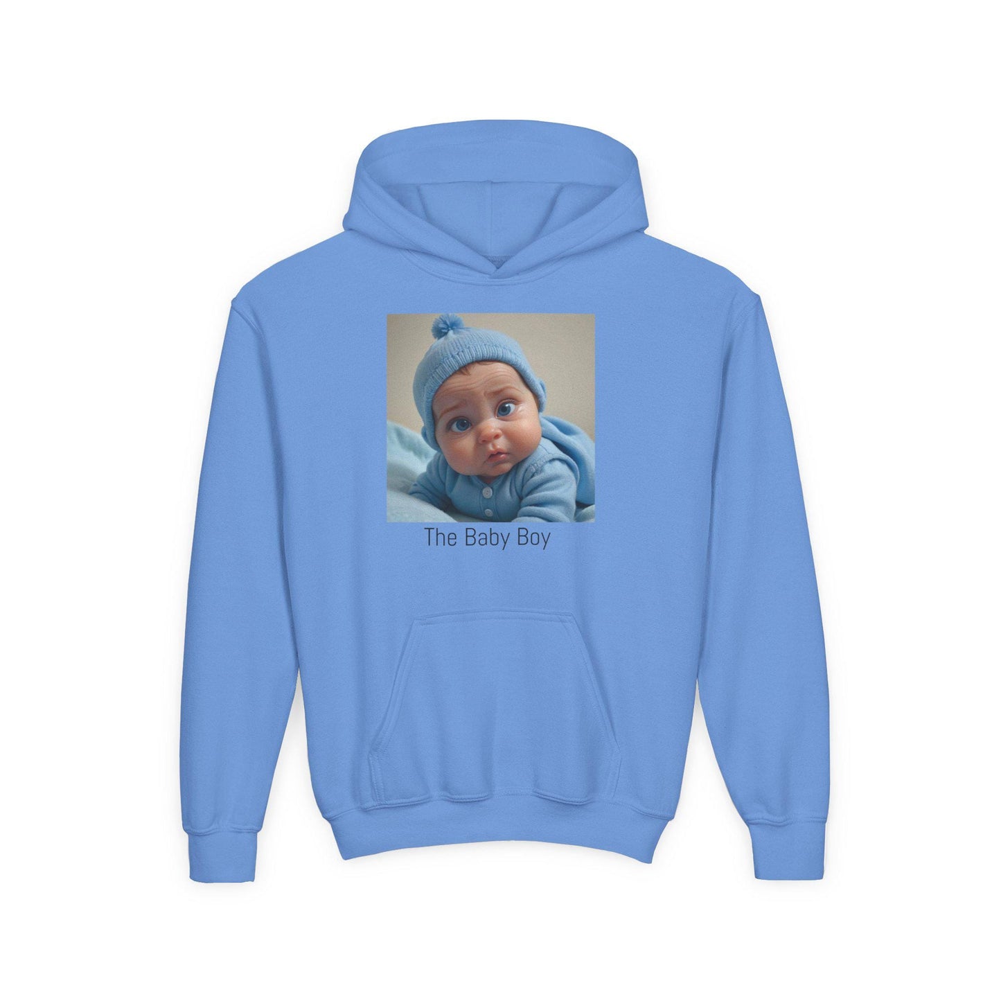 Personalized Baby Boy Hoodie: Kids Cotton-Poly Blend Sweatshirt
