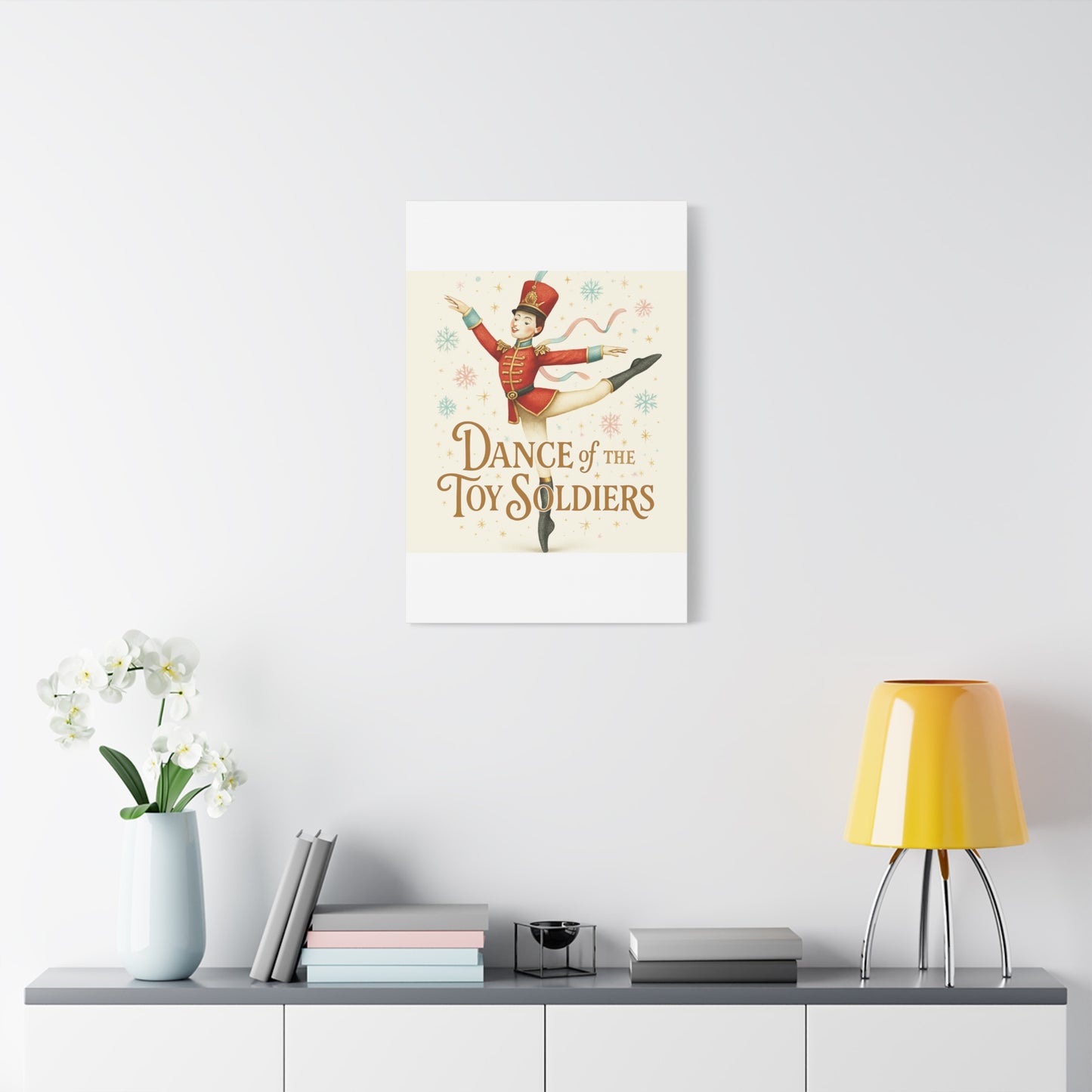 Dance of the Toy Soldiers Canvas Wall Art — Vintage Nutcracker Ballet Print