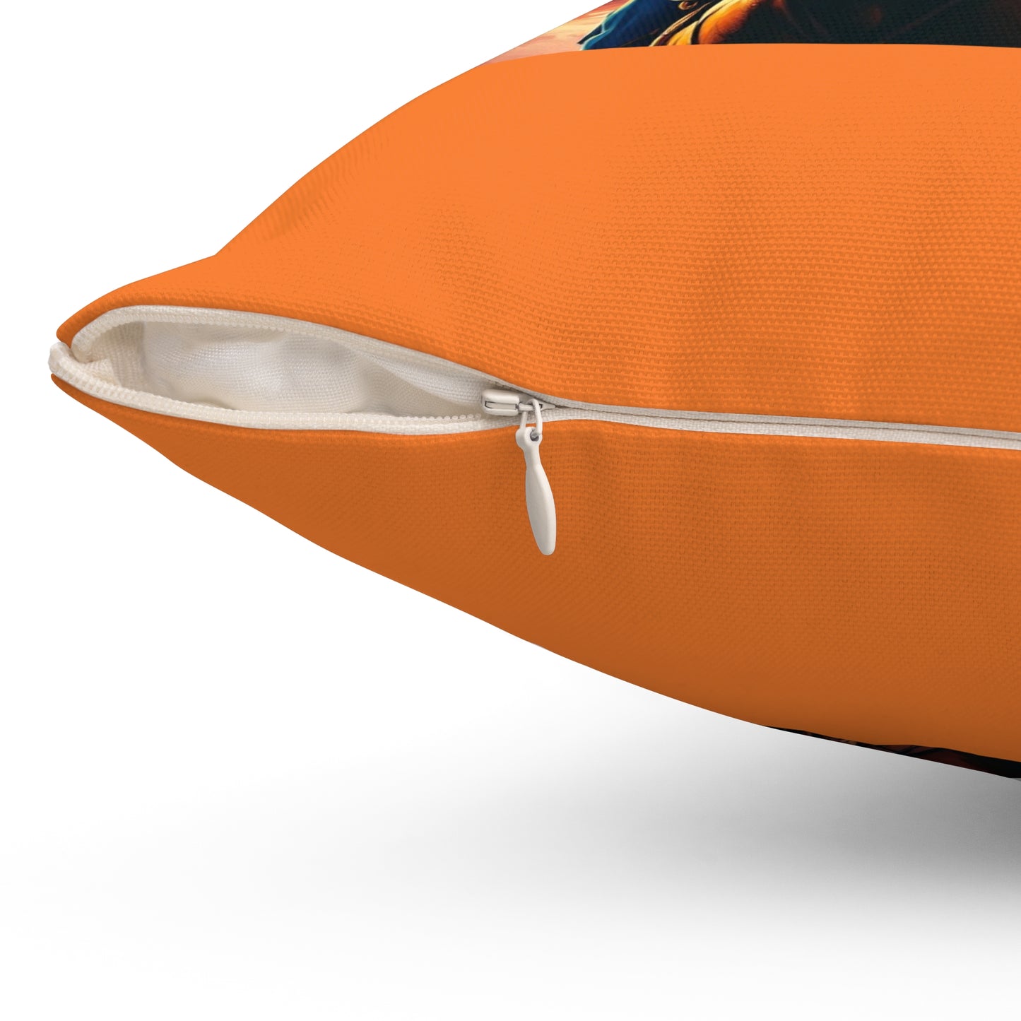 Western Cowgirl Horse Pillow — Vibrant Rodeo Sunset Decorative Throw Pillow