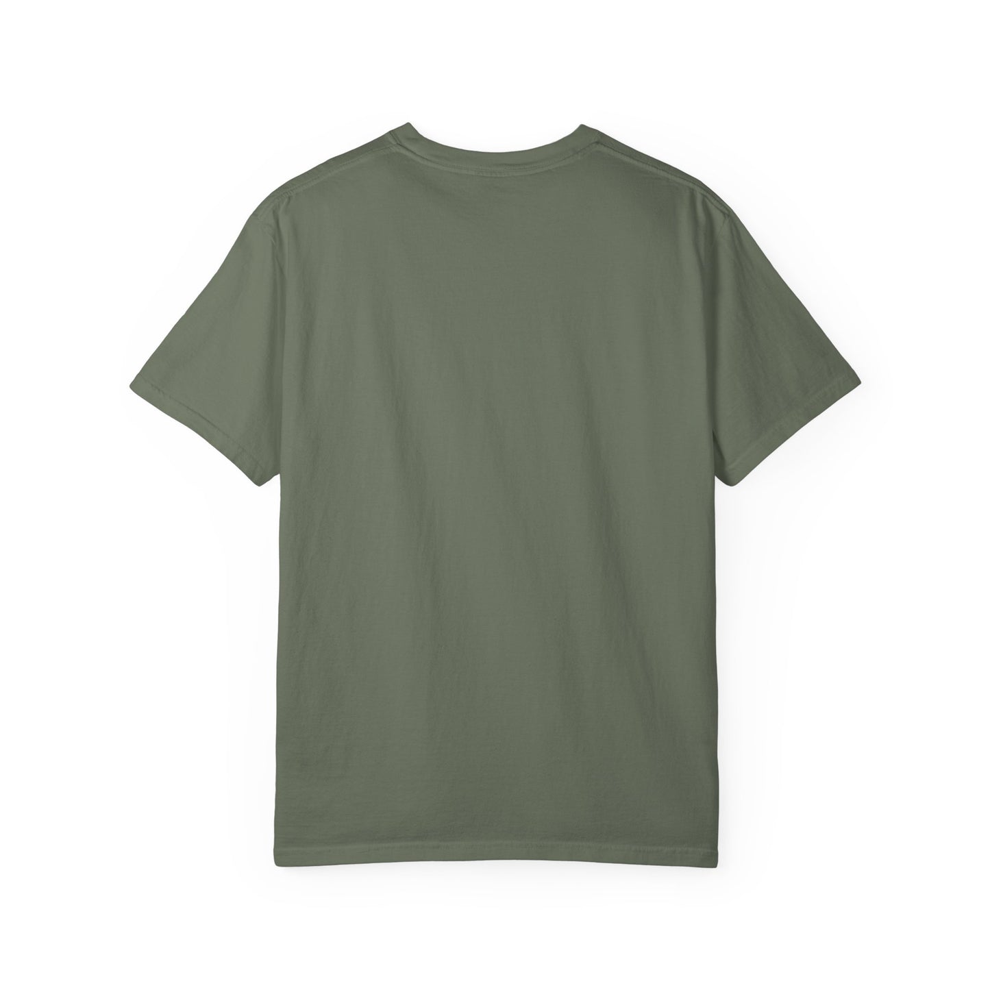 Portrait Photo Tee — Moody Green Woman Graphic T-Shirt