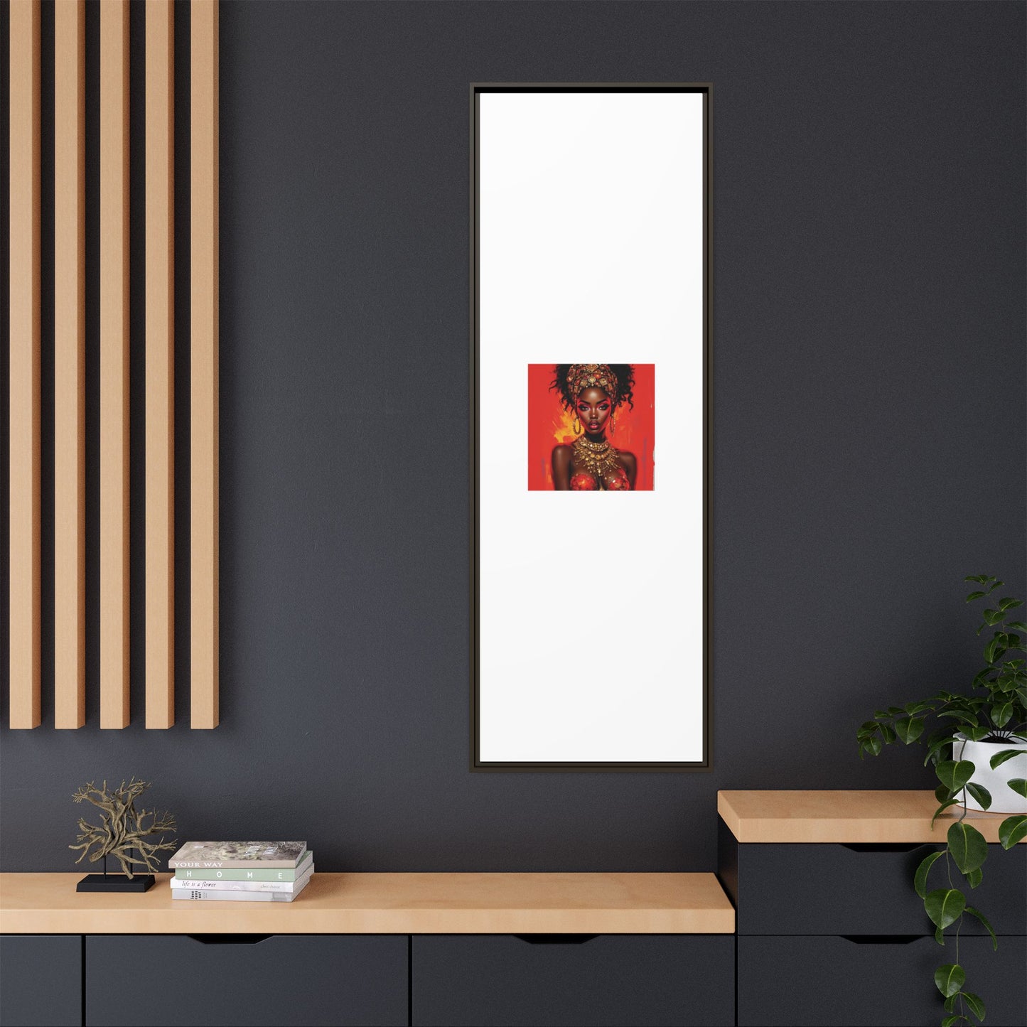 Matte Canvas, Framed (Multi-color)