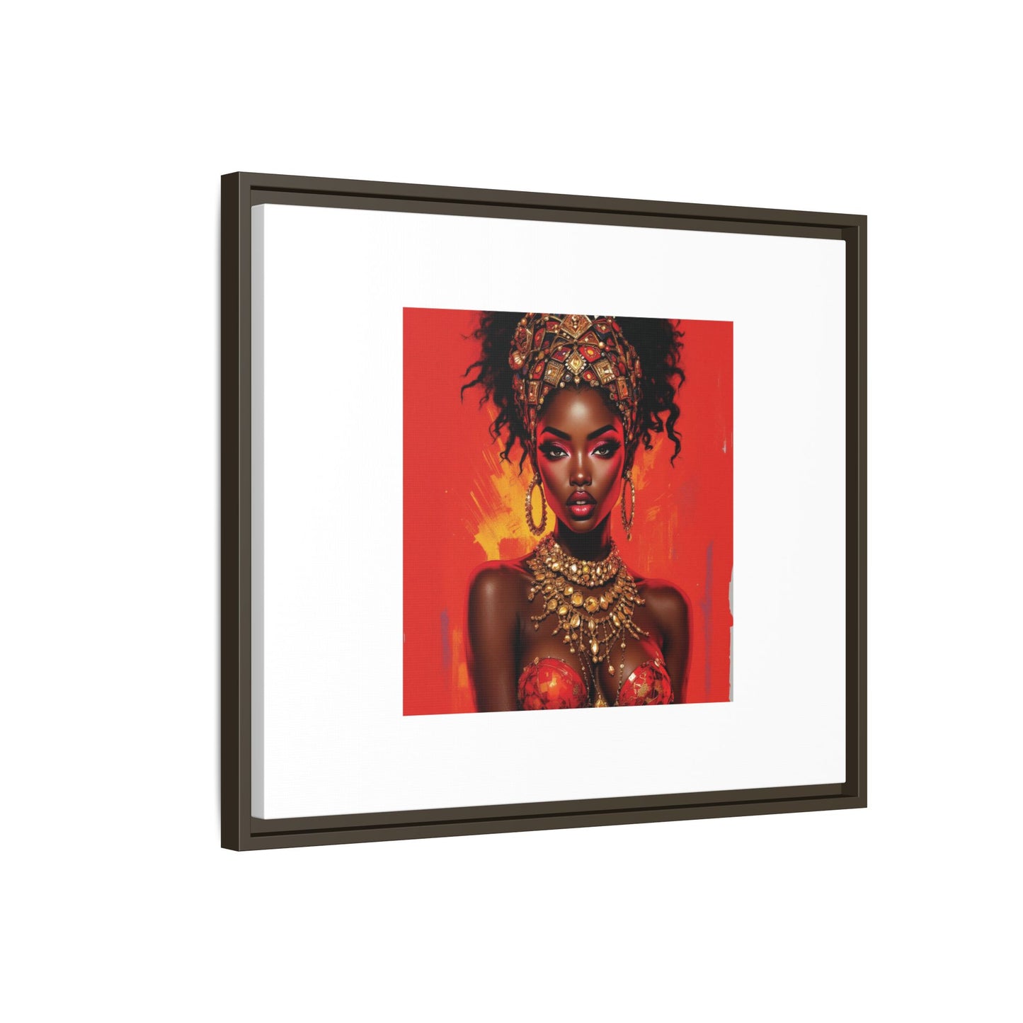 Matte Canvas, Framed (Multi-color)