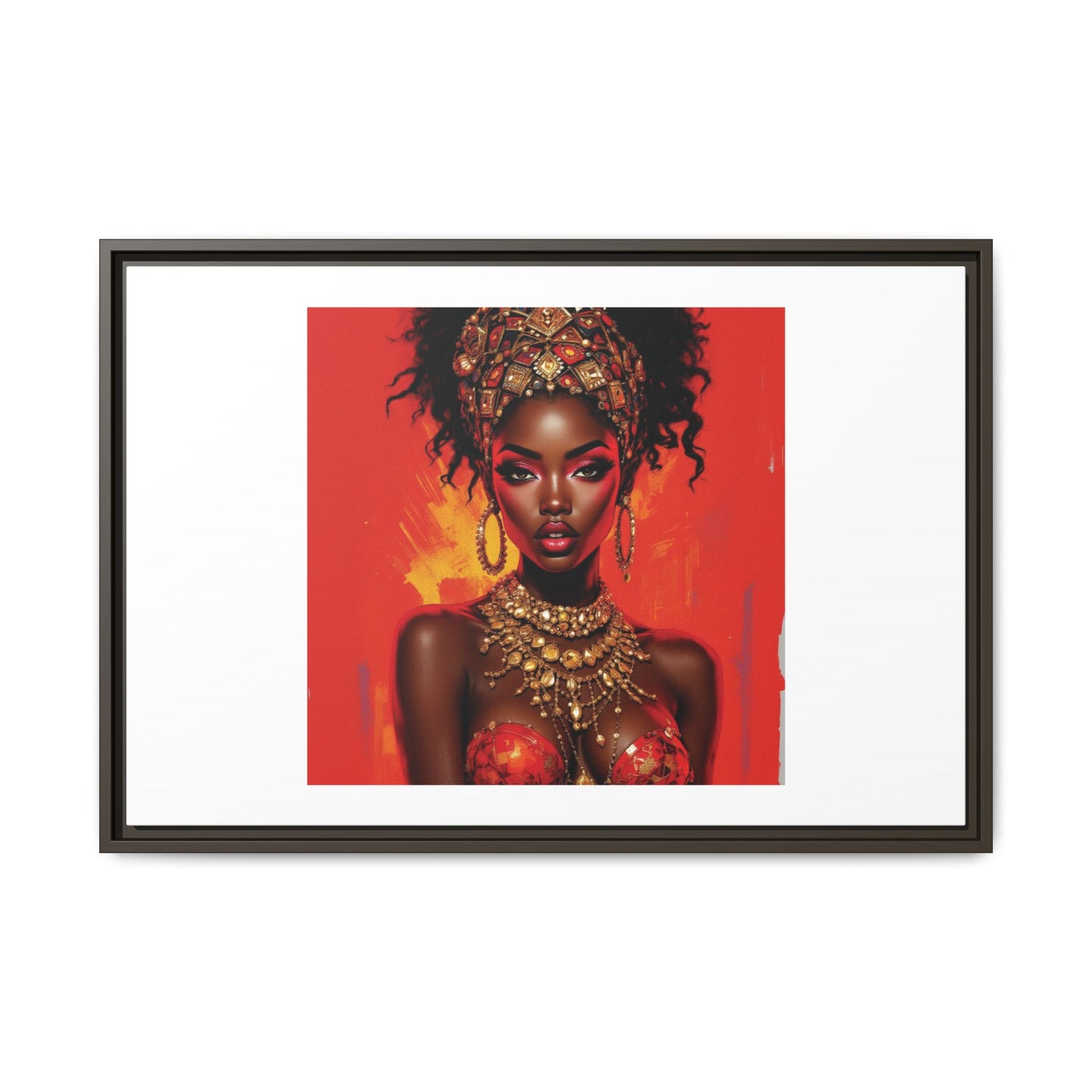 Matte Canvas, Framed (Multi-color)