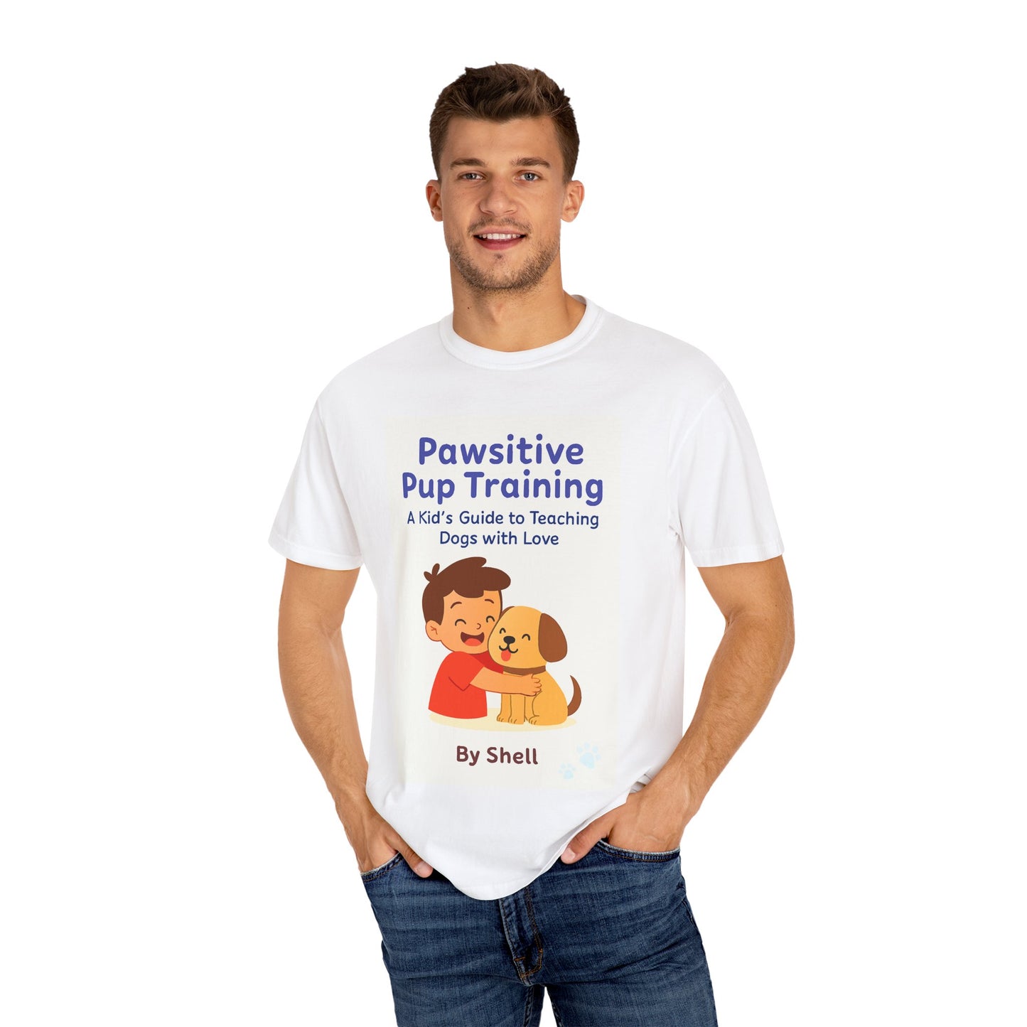 Pawsitive Pup Training Tee — Kids' Dog Training Guide Design