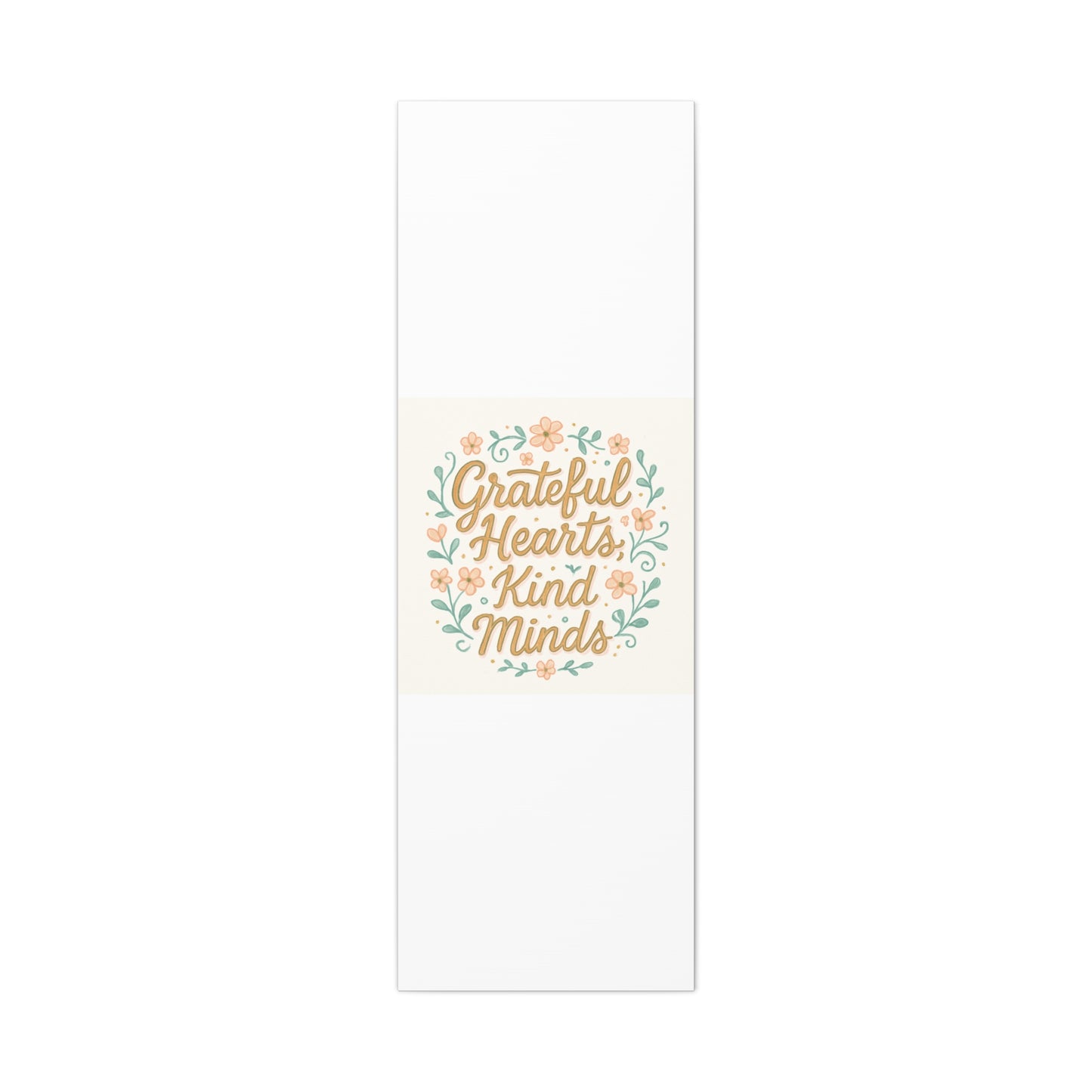 Grateful Hearts Kind Minds Canvas Wall Art