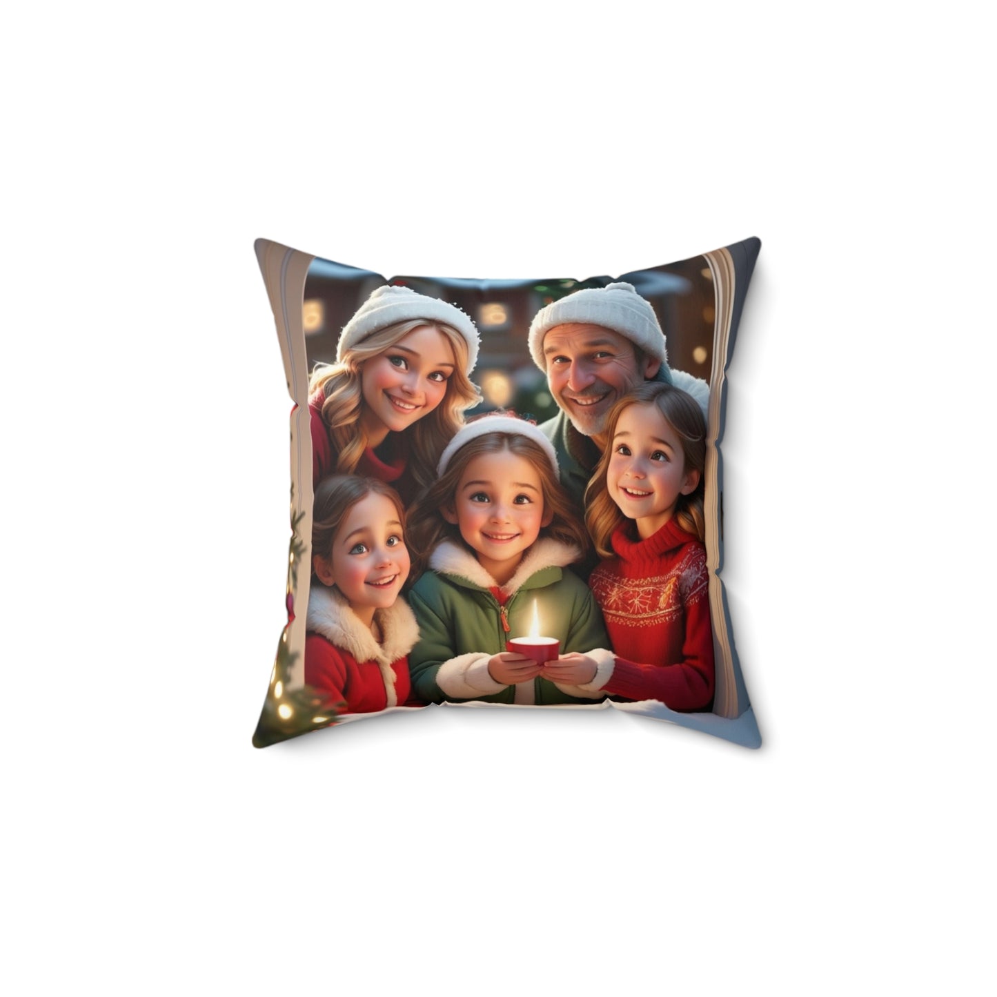 Spun Polyester Square Pillow