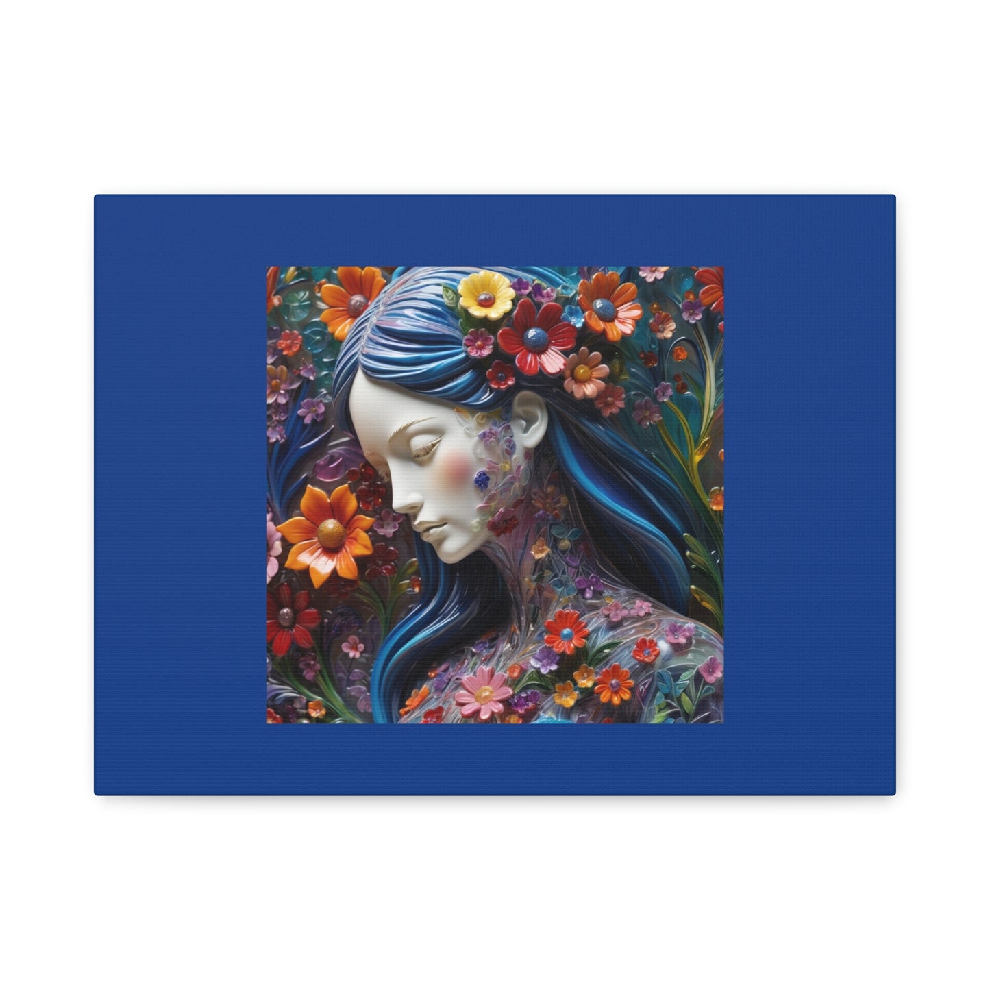 Floral Muse Matte Canvas Print — Stretched 1.25"