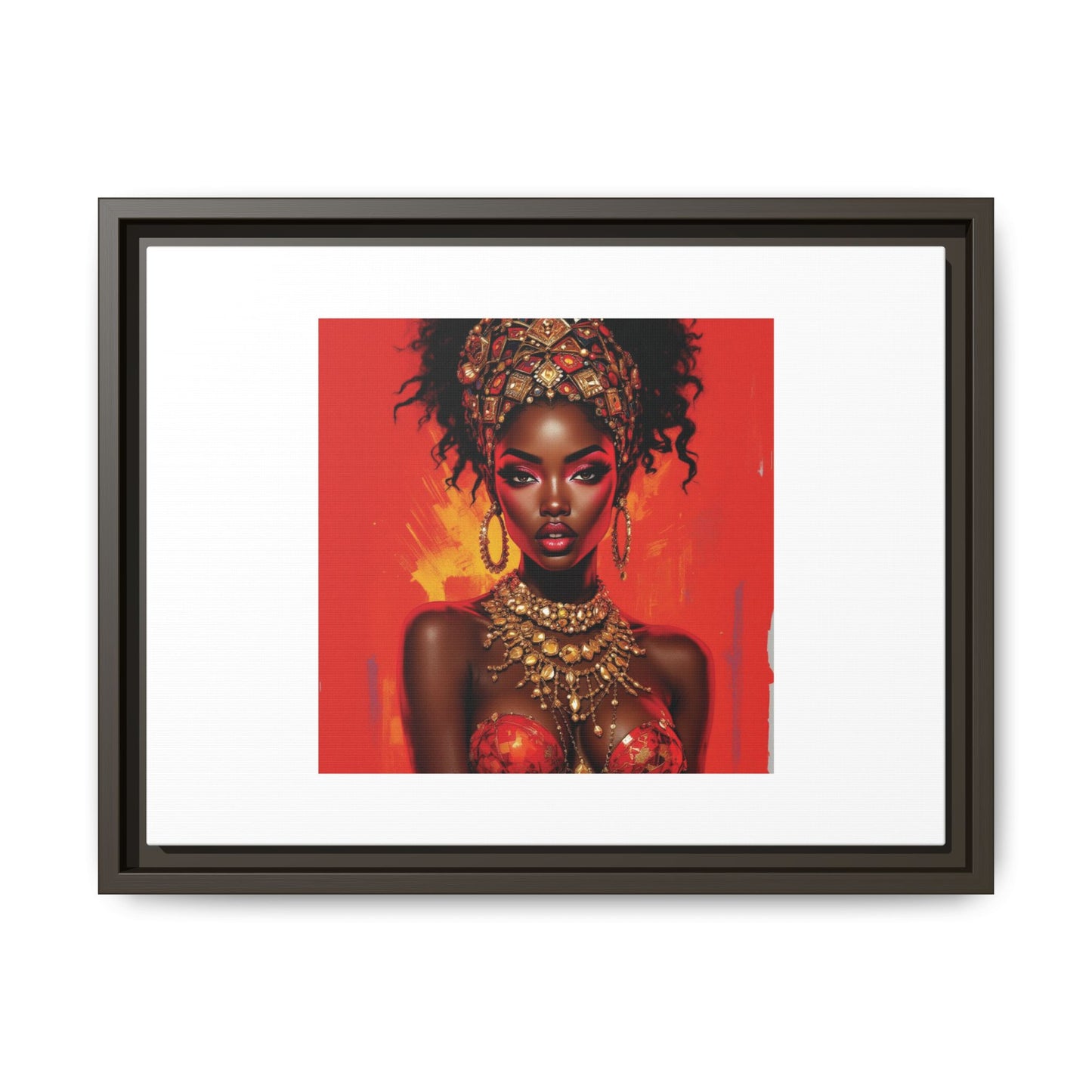 Matte Canvas, Framed (Multi-color)