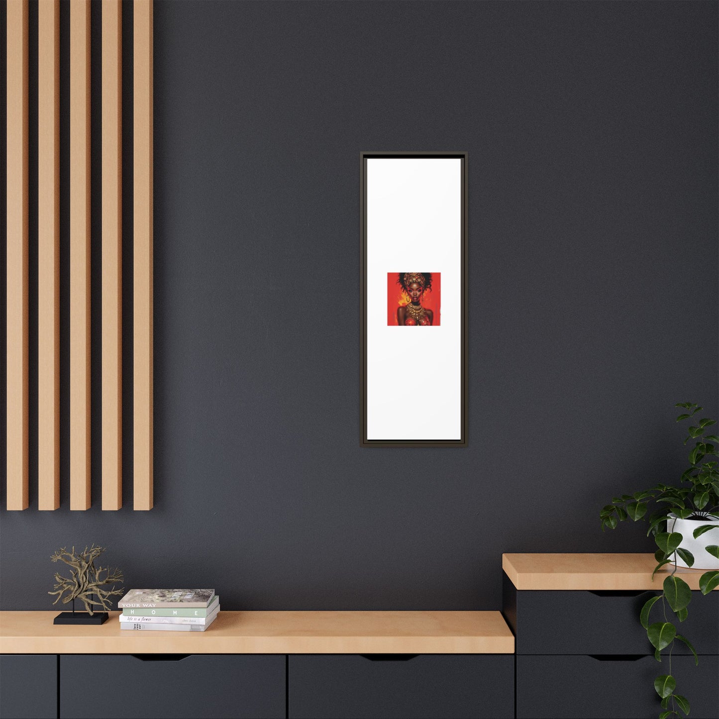 Matte Canvas, Framed (Multi-color)