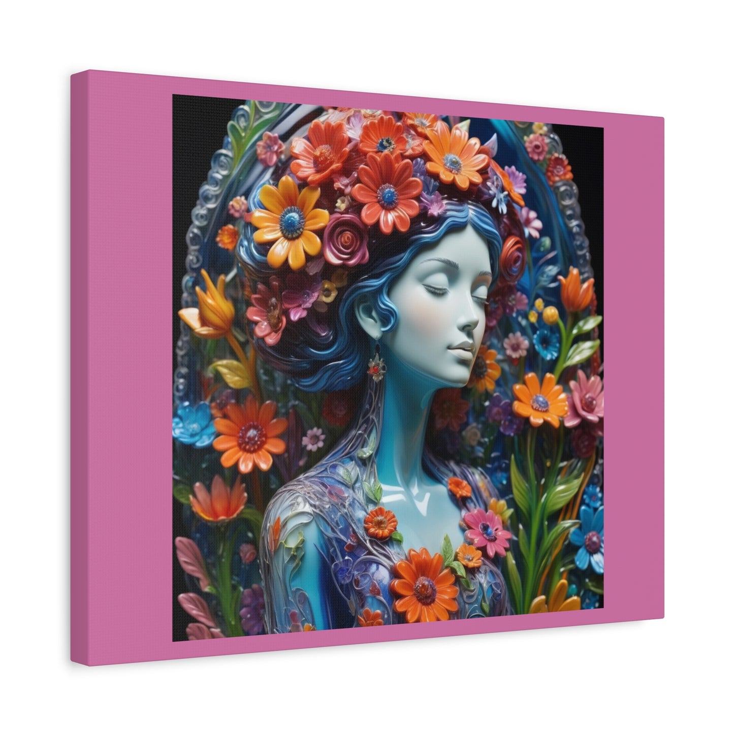 Floral Goddess Matte Canvas Wall Art