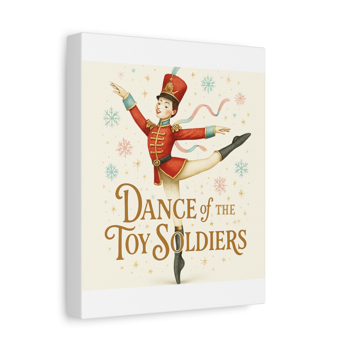 Dance of the Toy Soldiers Canvas Wall Art — Vintage Nutcracker Ballet Print