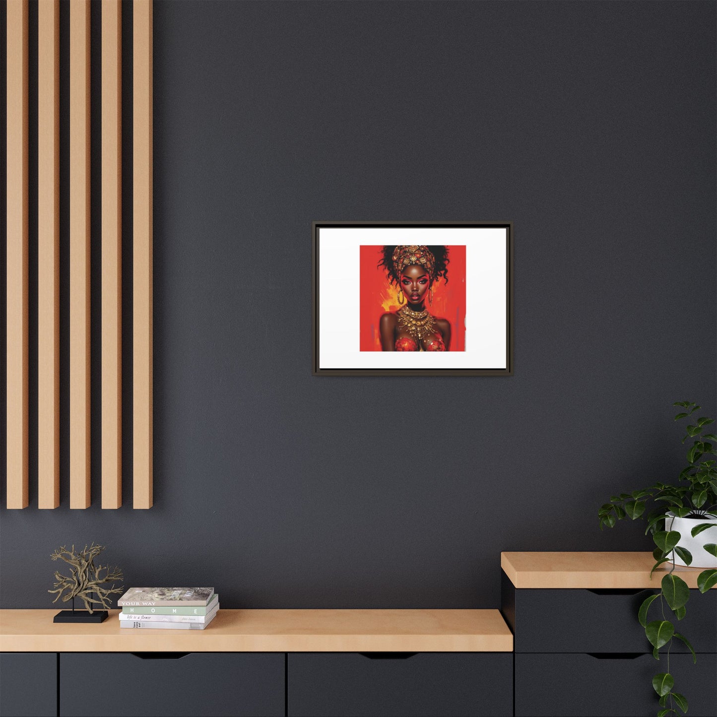 Matte Canvas, Framed (Multi-color)