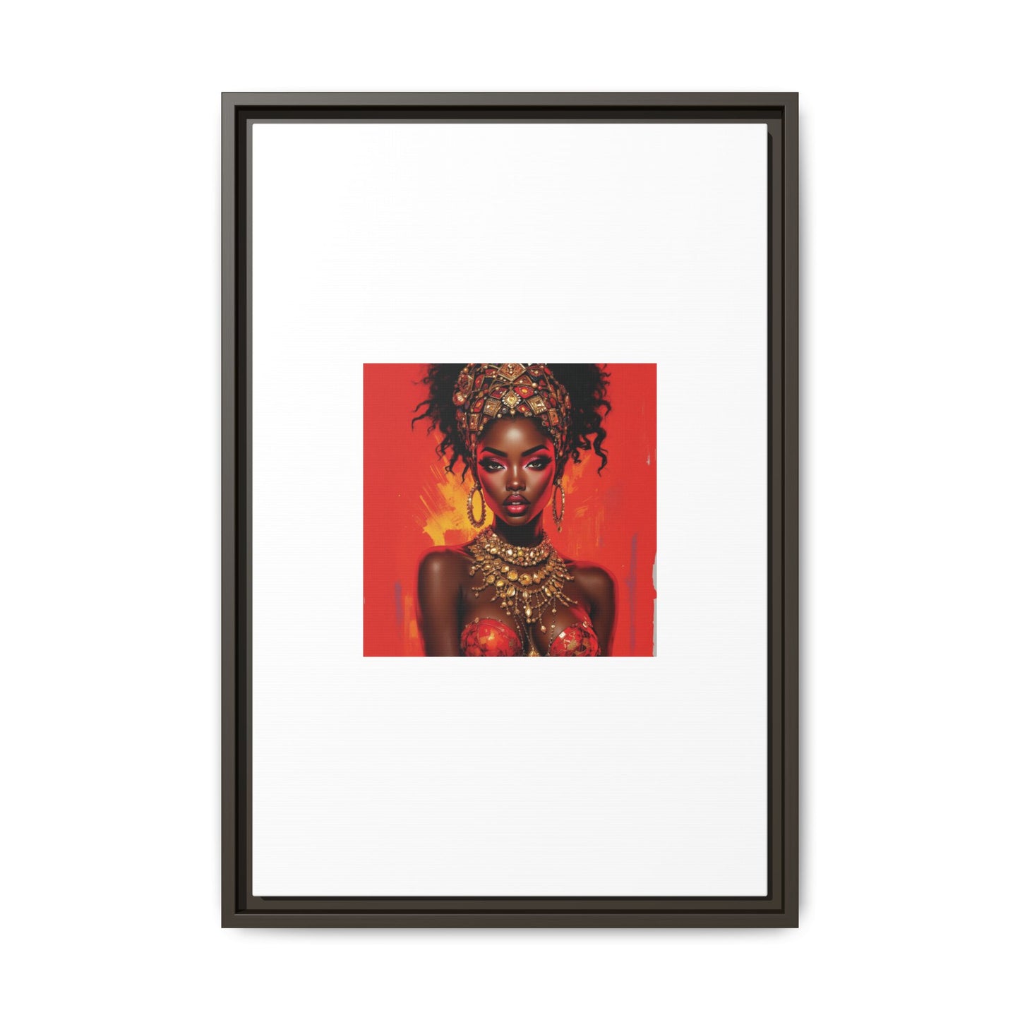 Matte Canvas, Framed (Multi-color)