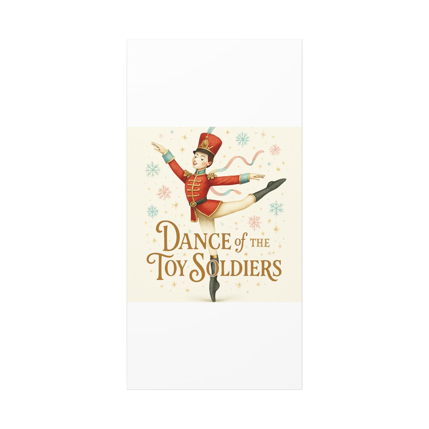 Dance of the Toy Soldiers Canvas Wall Art — Vintage Nutcracker Ballet Print