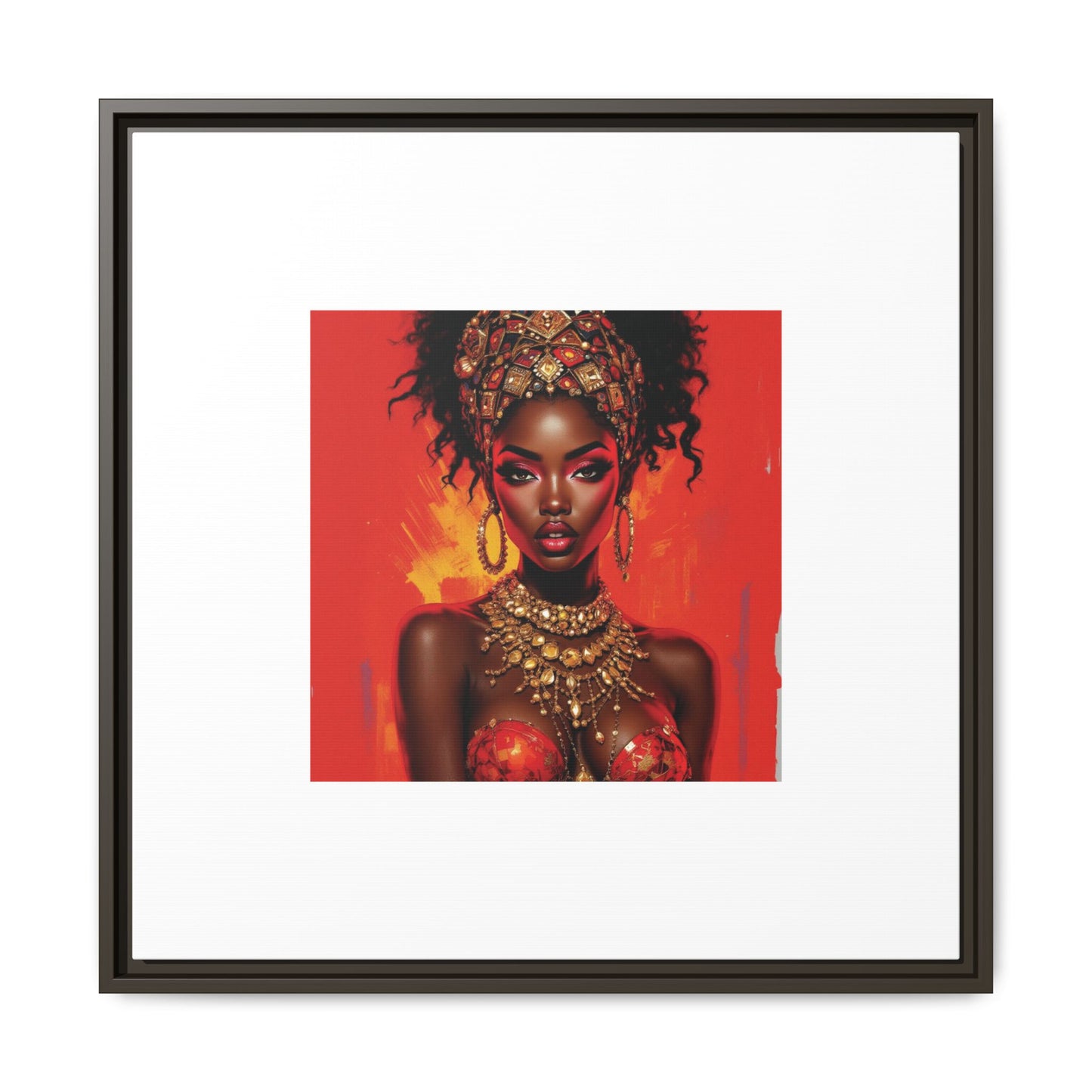 Matte Canvas, Framed (Multi-color)