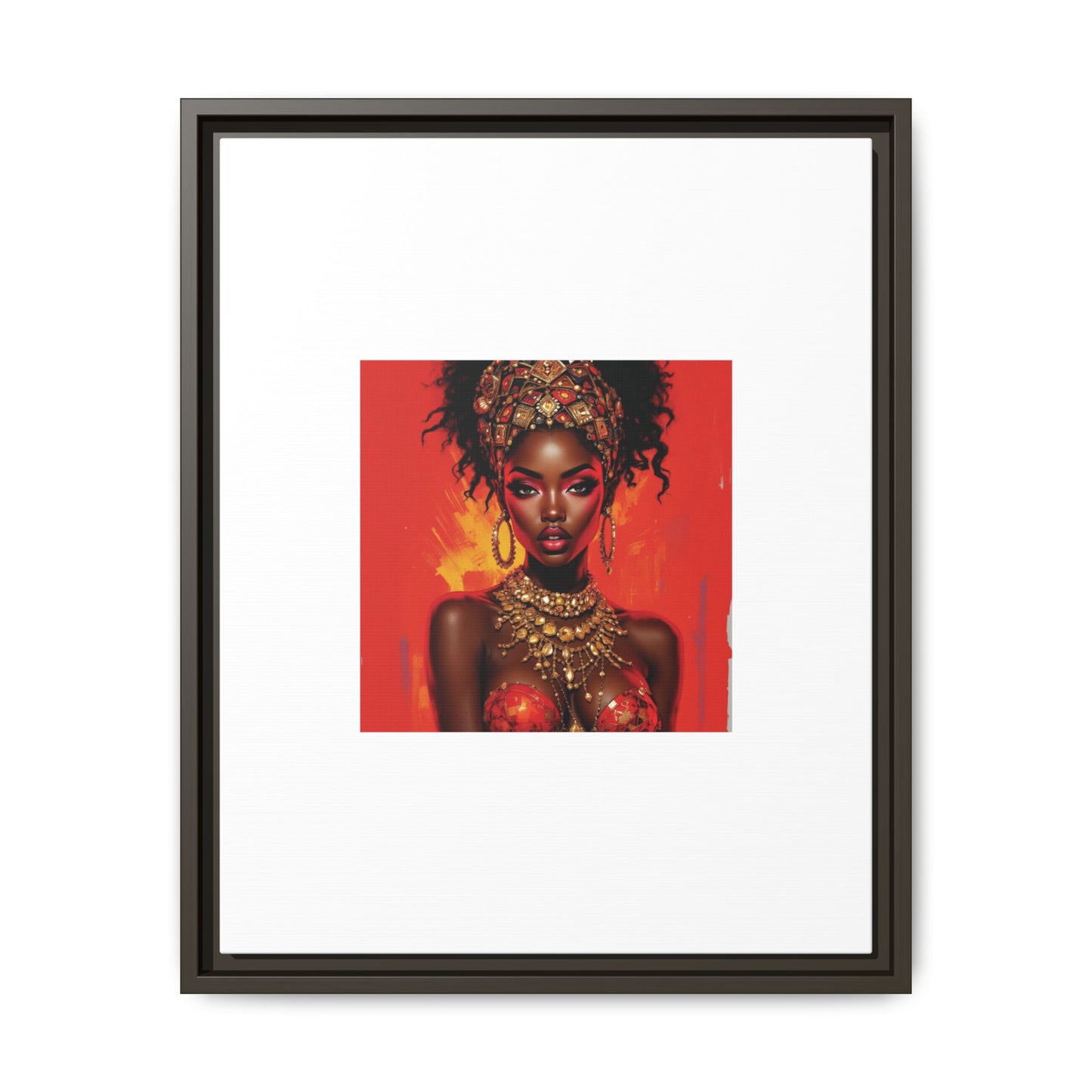 Matte Canvas, Framed (Multi-color)