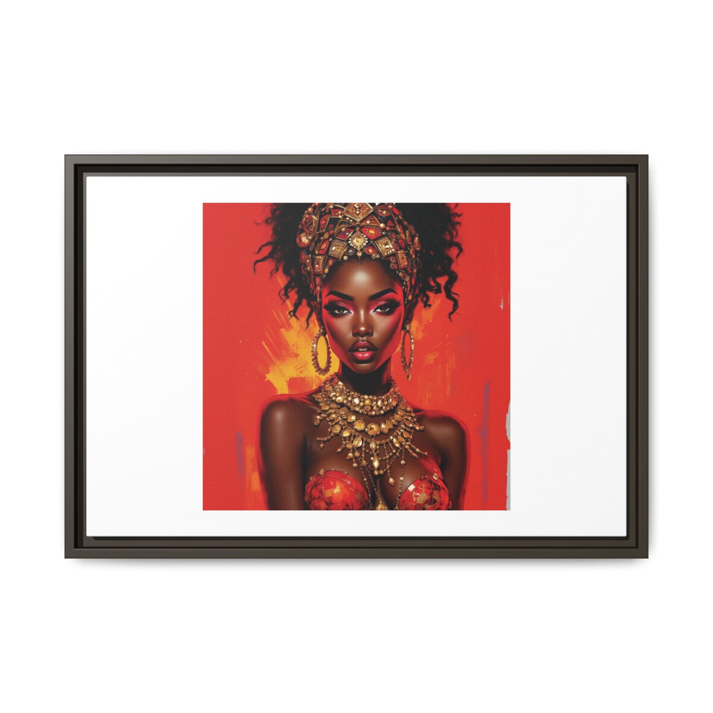 Matte Canvas, Framed (Multi-color)