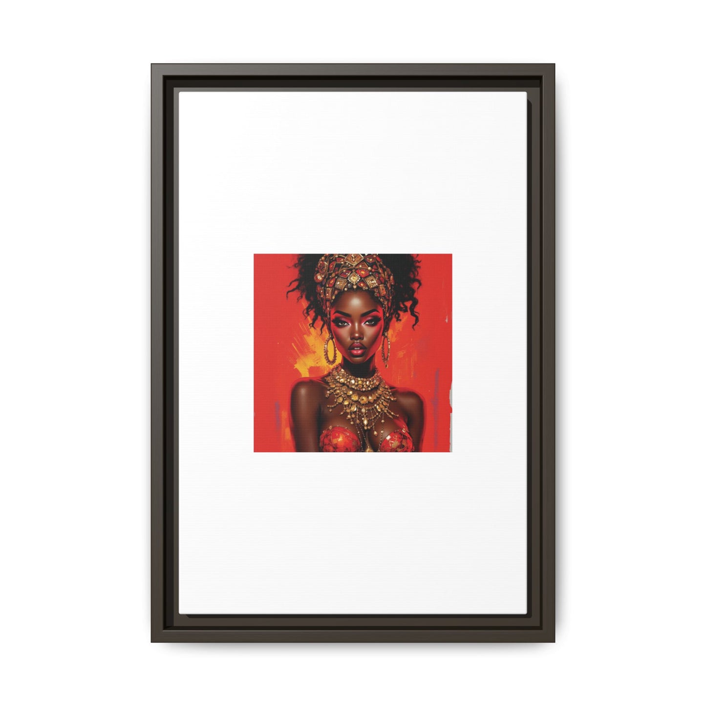 Matte Canvas, Framed (Multi-color)