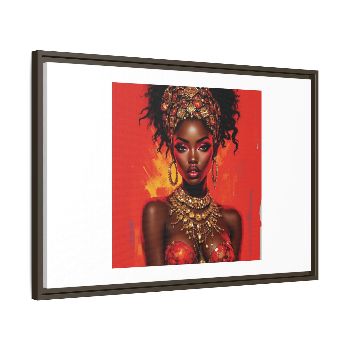 Matte Canvas, Framed (Multi-color)