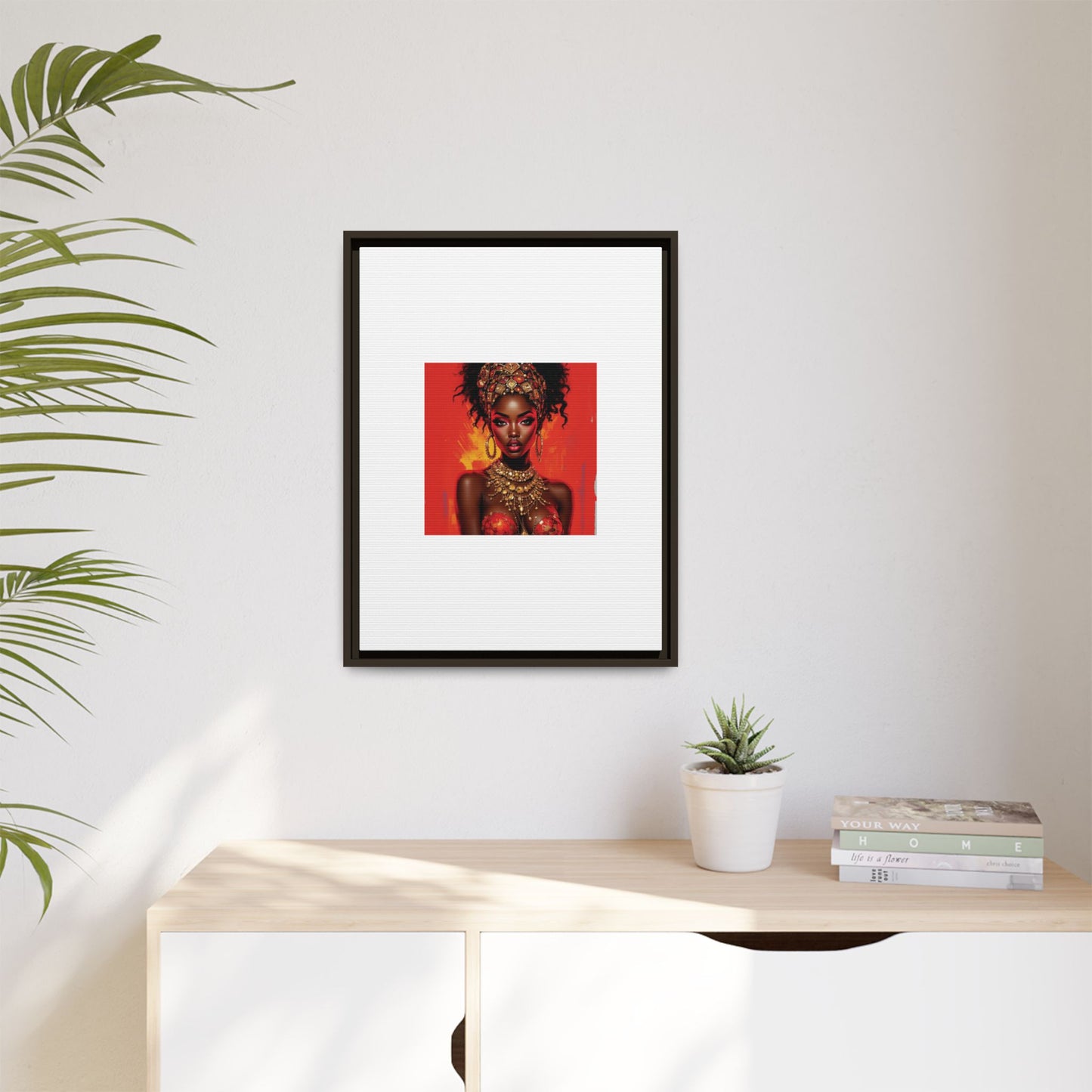 Matte Canvas, Framed (Multi-color)