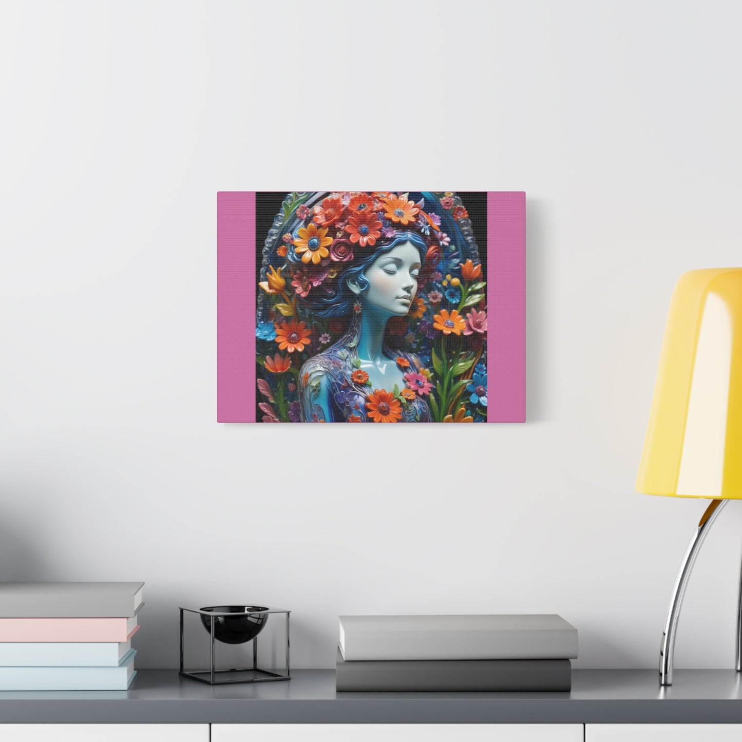 Floral Goddess Matte Canvas Wall Art