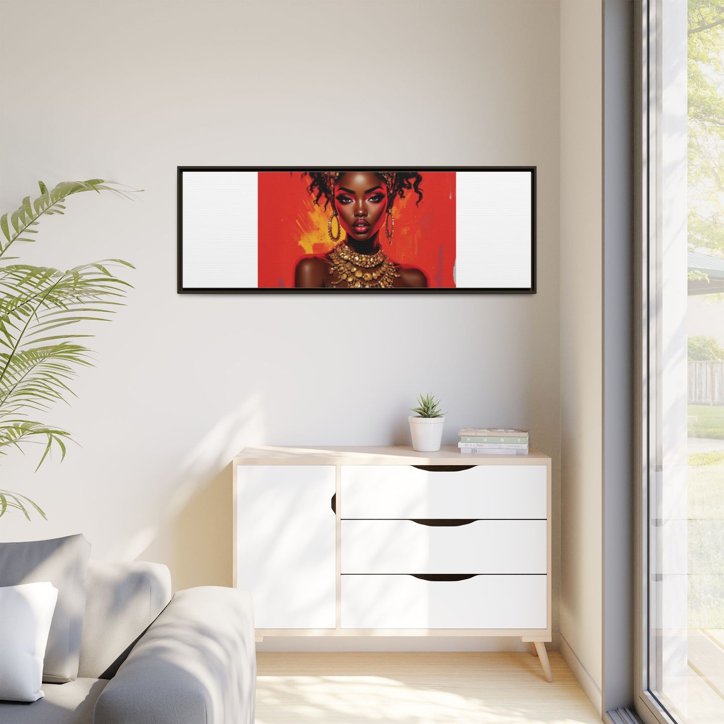 Matte Canvas, Framed (Multi-color)