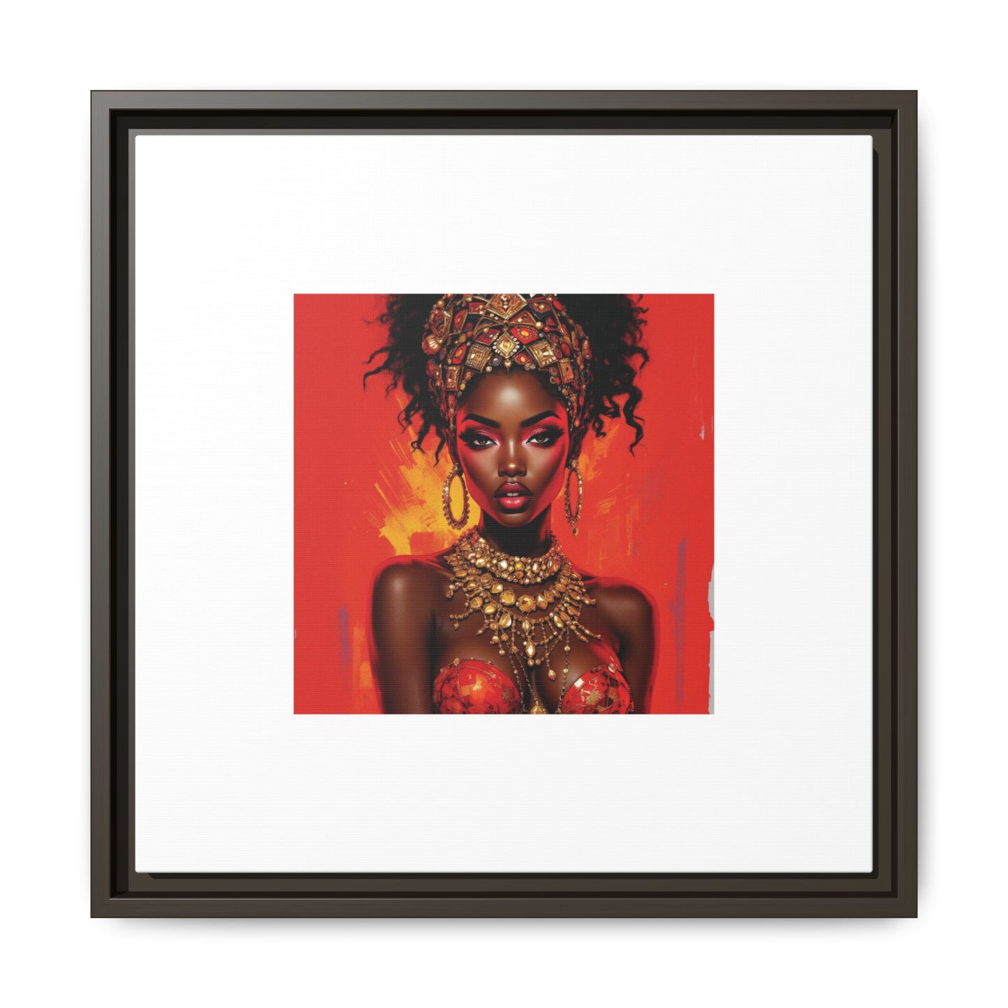 Matte Canvas, Framed (Multi-color)