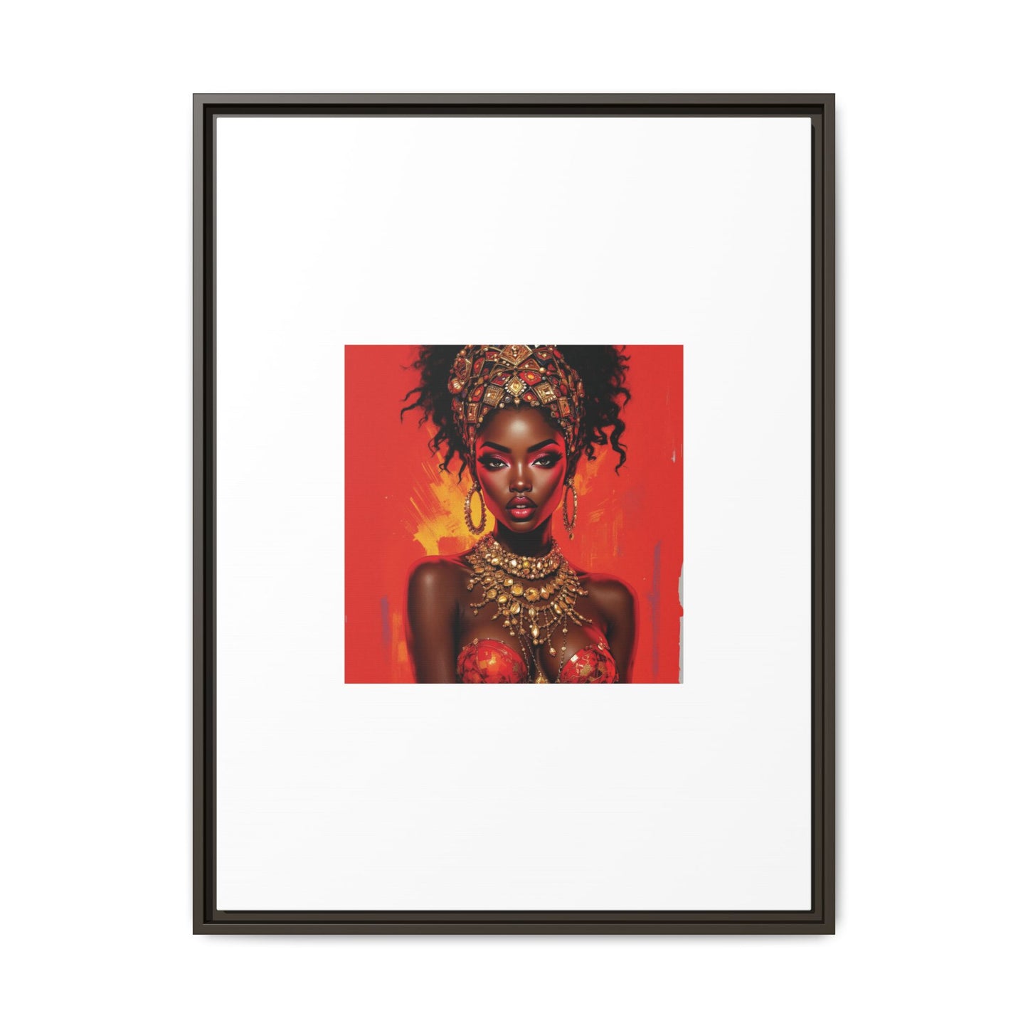 Matte Canvas, Framed (Multi-color)