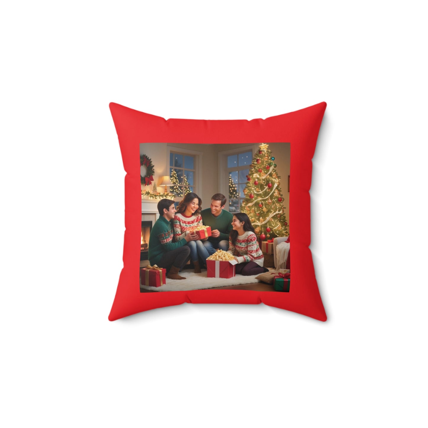 Spun Polyester Square Pillow