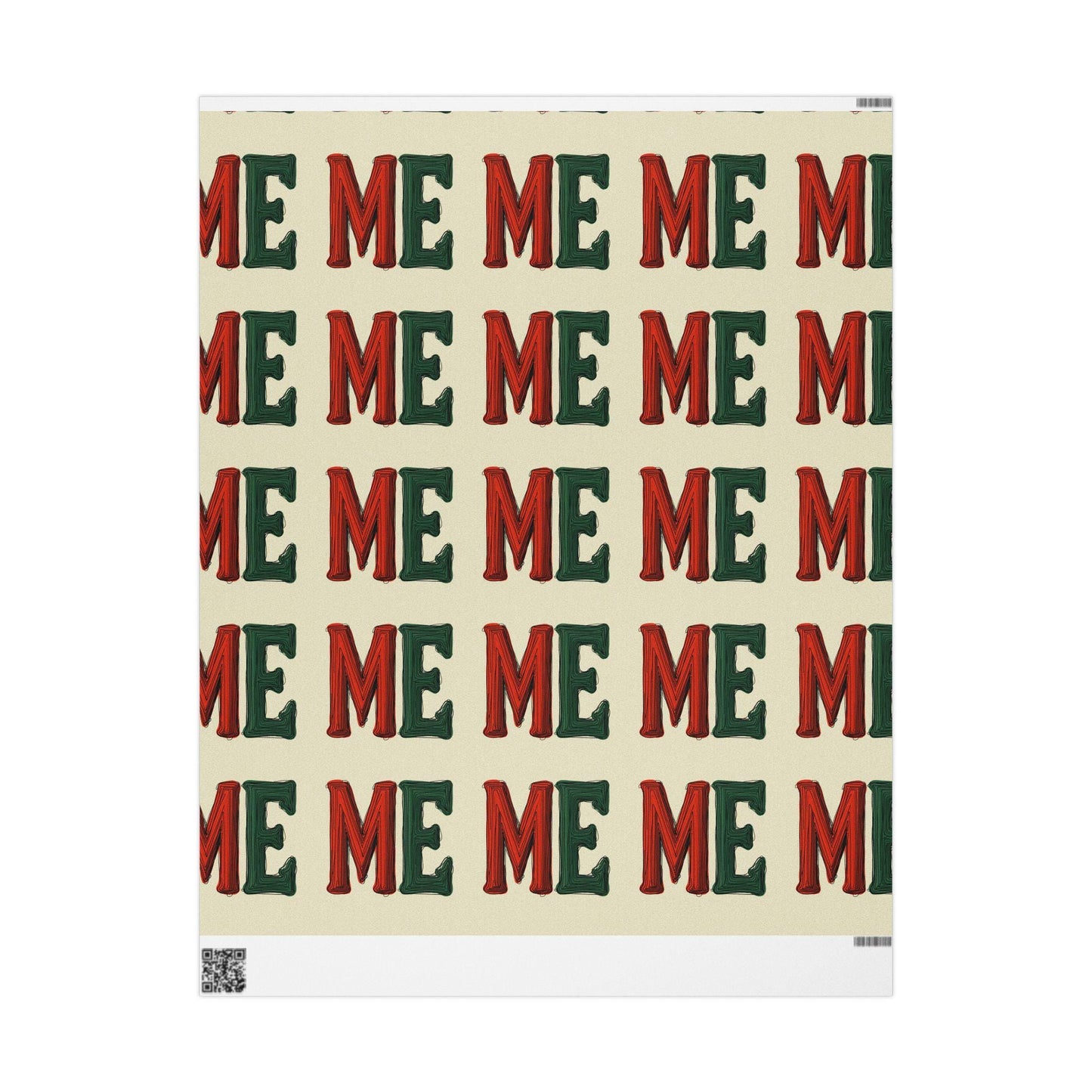 Playful Wrapping Paper for Creative Gift Giving, Holiday, Birthday, Party, Text Design, Fun Patterns, Eco-Friendly Gift Wrap