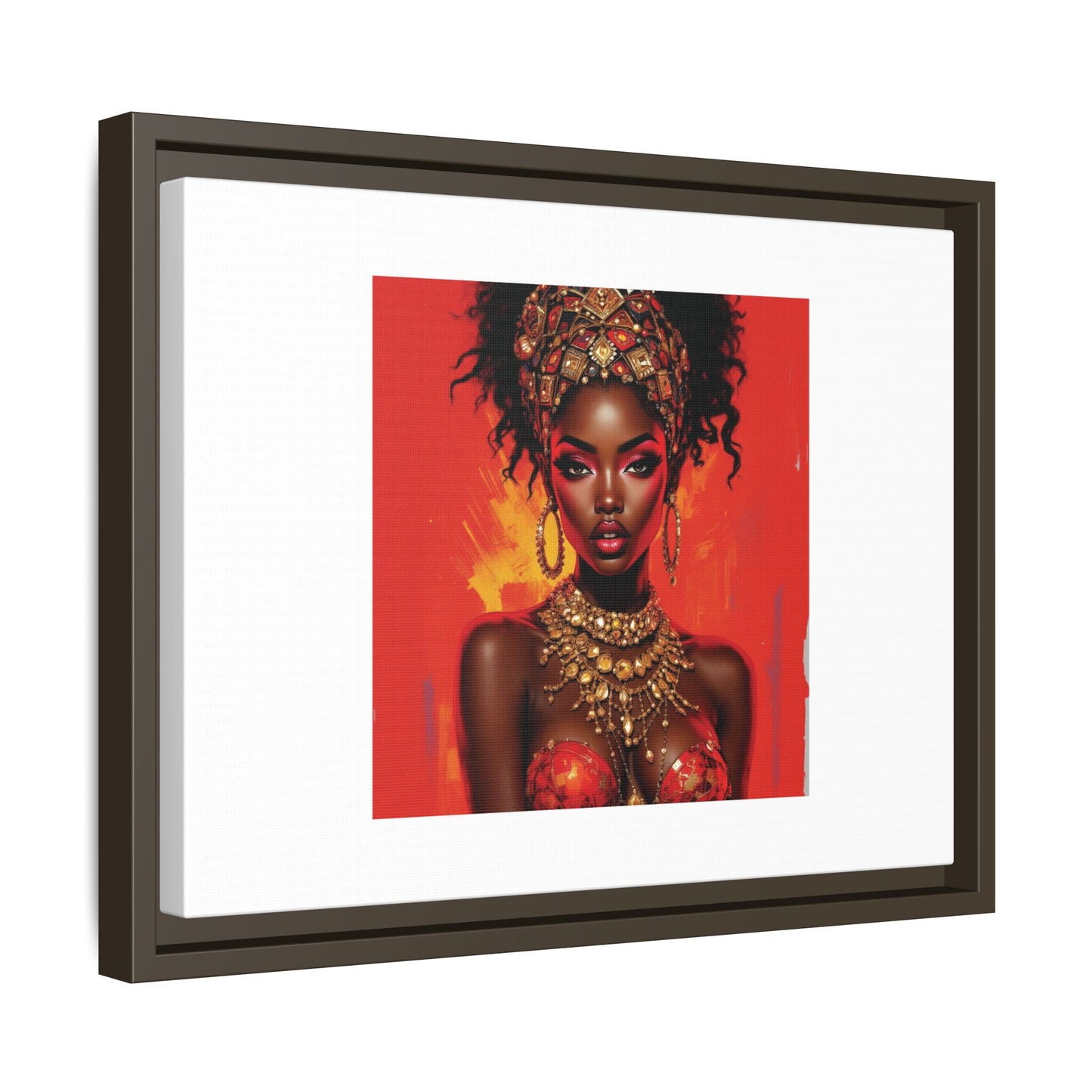Matte Canvas, Framed (Multi-color)