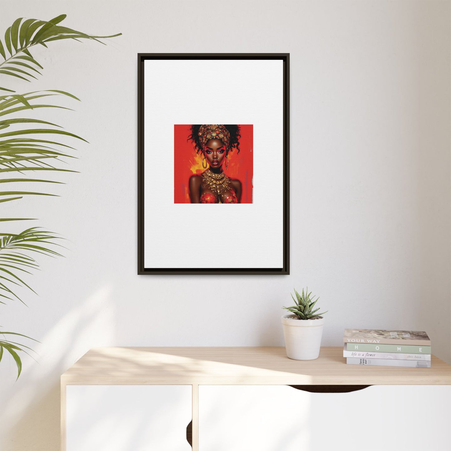 Matte Canvas, Framed (Multi-color)