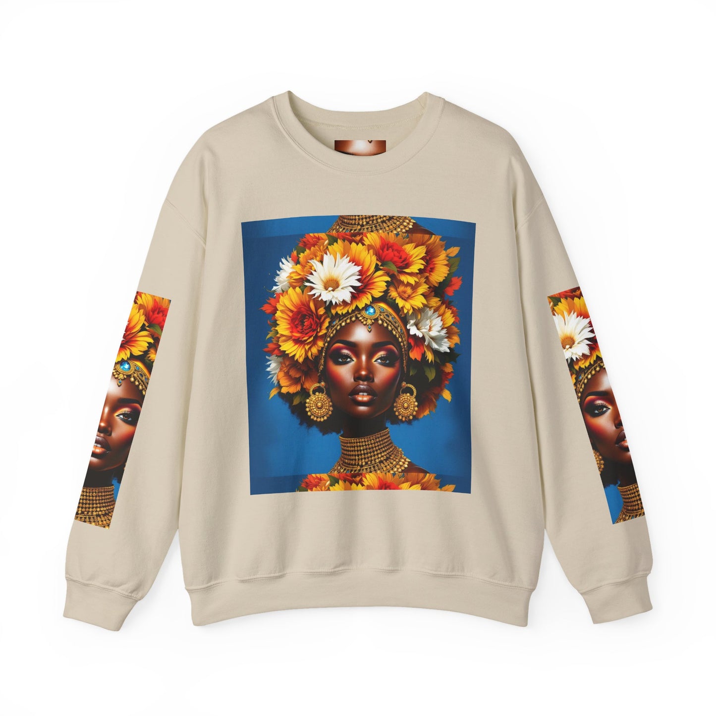 Floral Queen Crewneck Sweatshirt - Unisex Heavy Blend™
