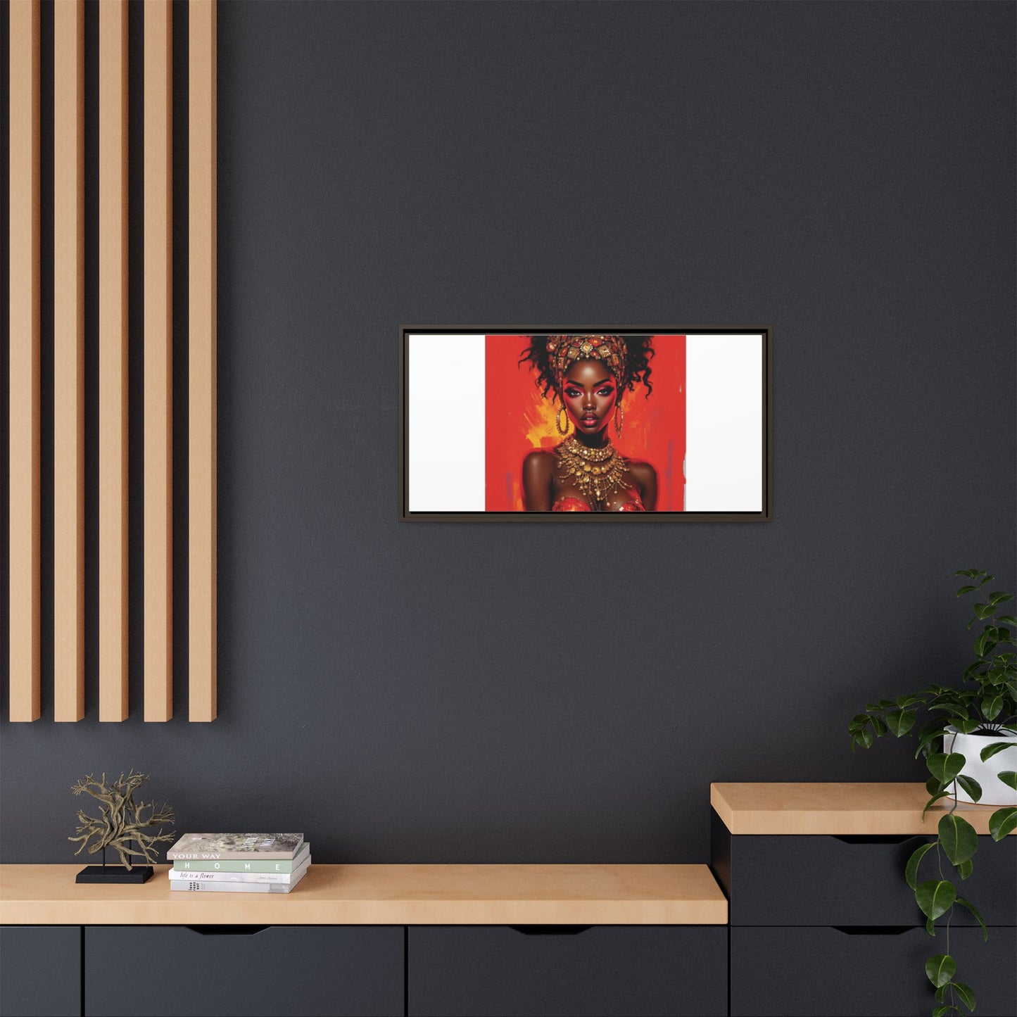 Matte Canvas, Framed (Multi-color)