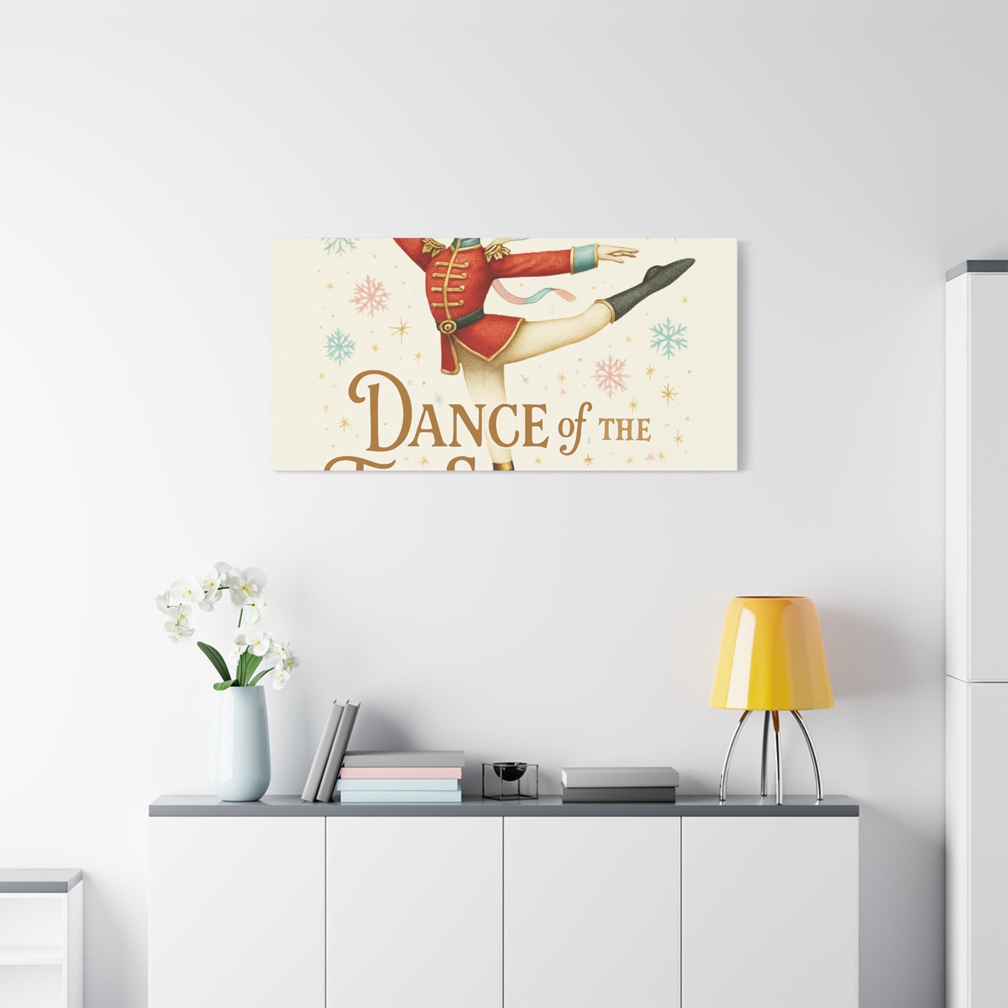 Dance of the Toy Soldiers Canvas Wall Art — Vintage Nutcracker Ballet Print