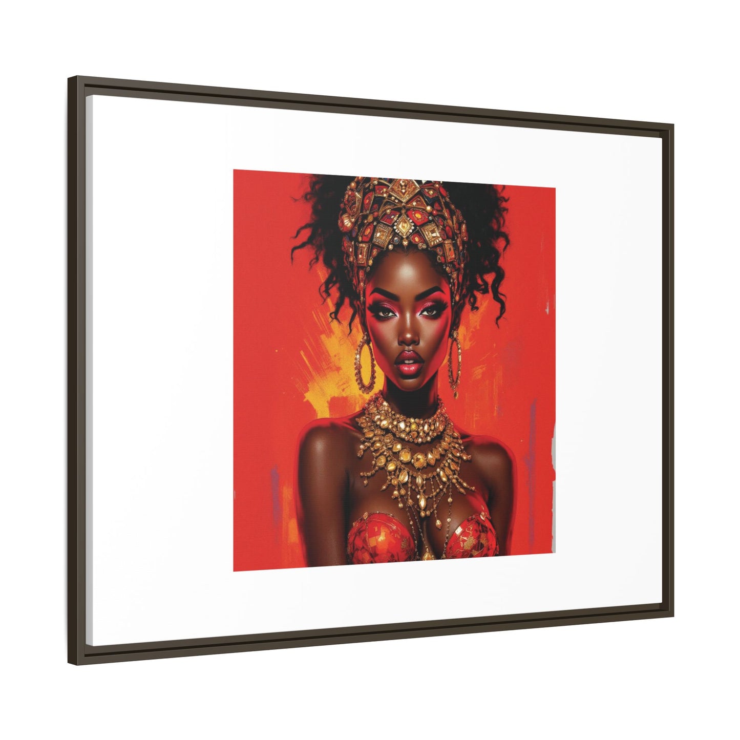 Matte Canvas, Framed (Multi-color)