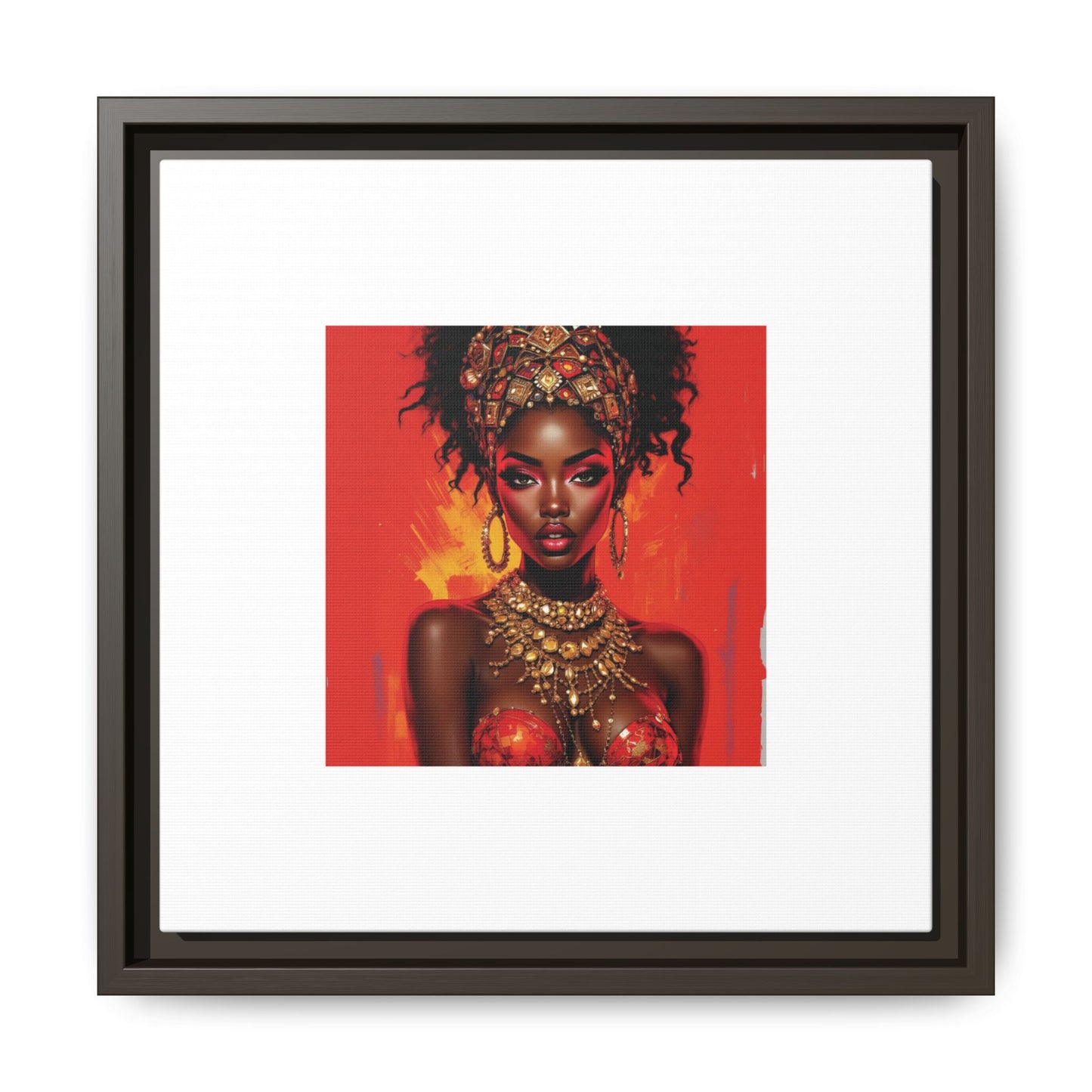 Matte Canvas, Framed (Multi-color)